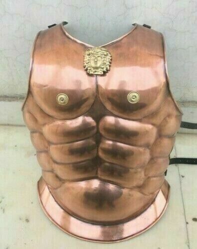 X-mas Antique Medieval Greek Roman Muscle Spartan Armor Jacket Vintage Gift Item