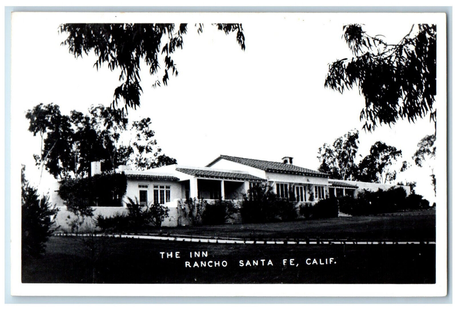Rancho Sante Fe California CA RPPC Photo Postcard The Inn c1950's Vintage