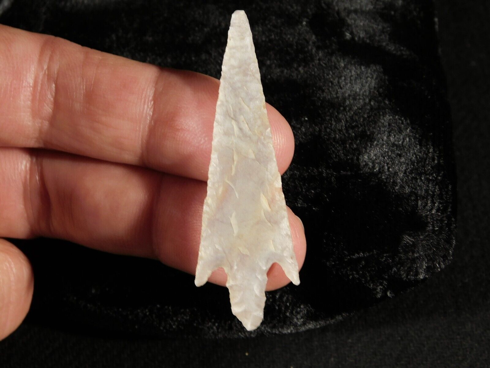 Long Ancient Extended BASE Form Arrowhead or Flint Artifact Niger 5.25