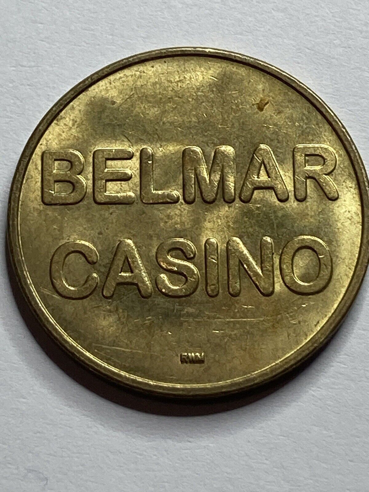 Belmar, New Jersey Belmar Casino 5 Points Arcade Game Token #rr1