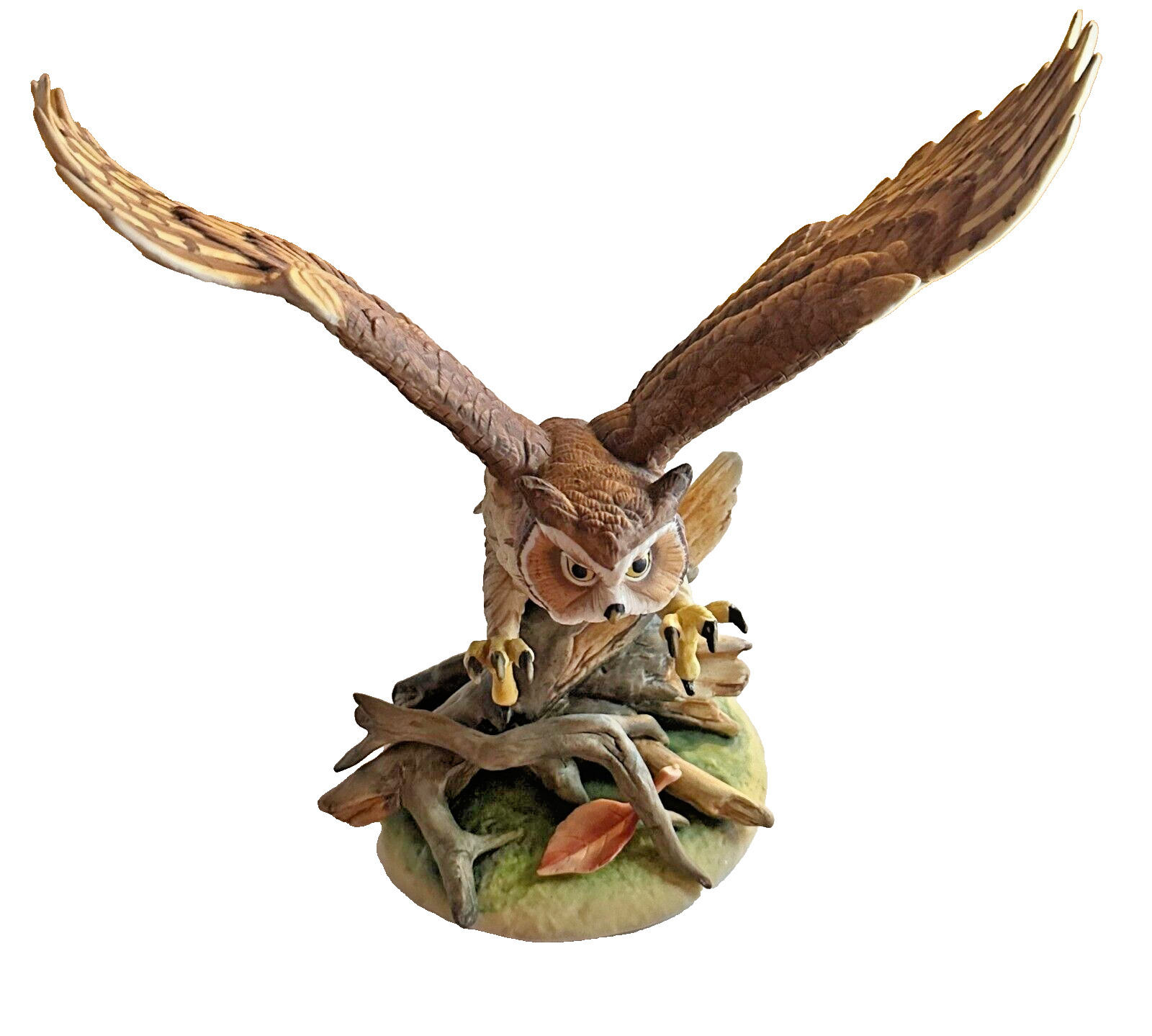 Vintage Lefton Figurine Owl 1985 Nest Egg Collection Handpainted #04973