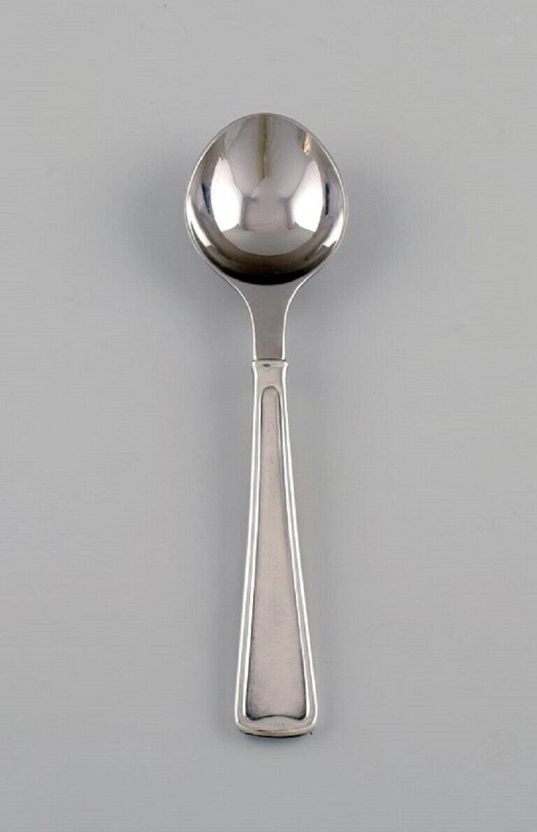 Rare Georg Jensen Koppel cutlery. Five dessert spoons.