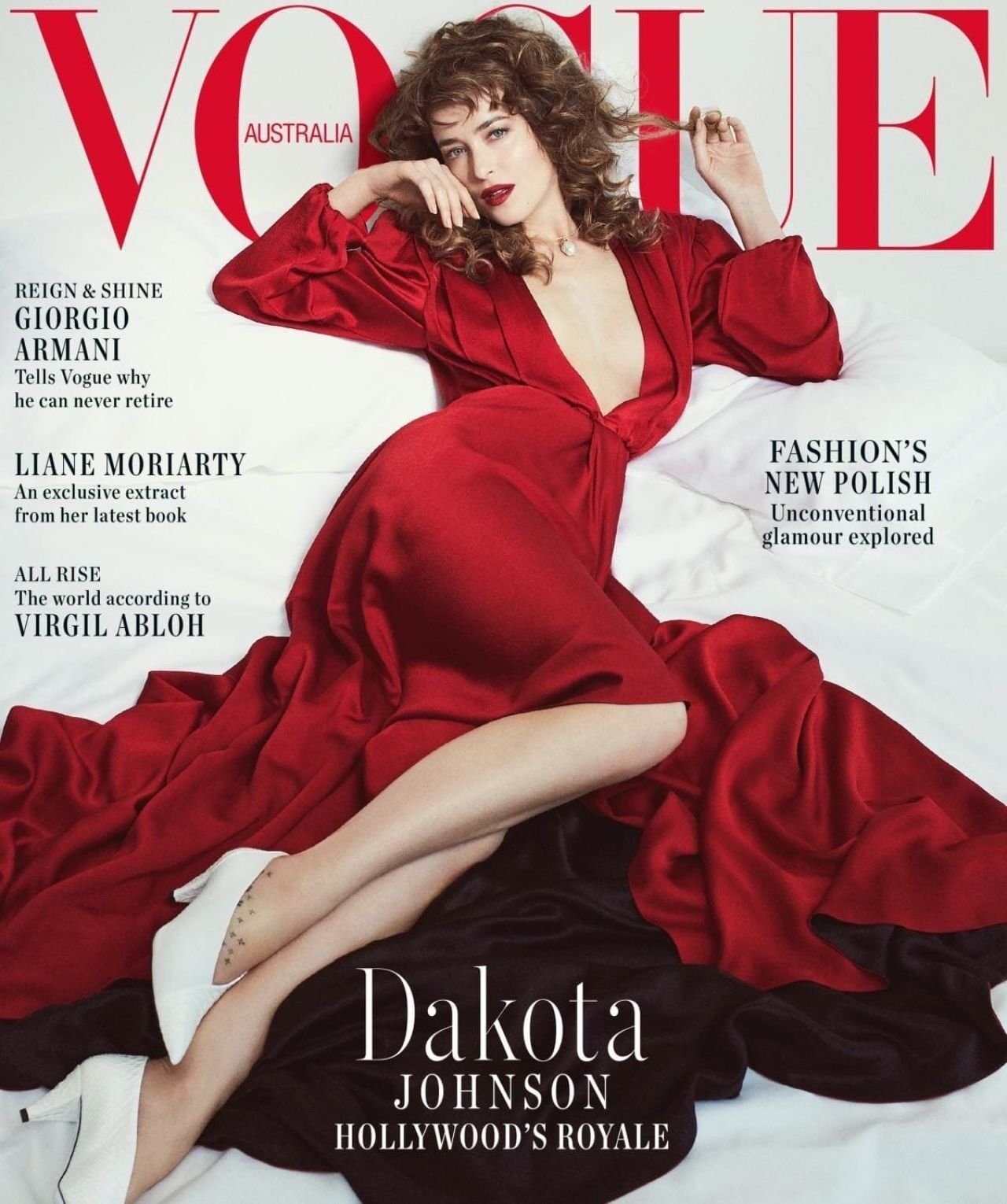 Dakota Johnson Hollywood Royale, Vogue Australia October 2018 by Emma Summerton