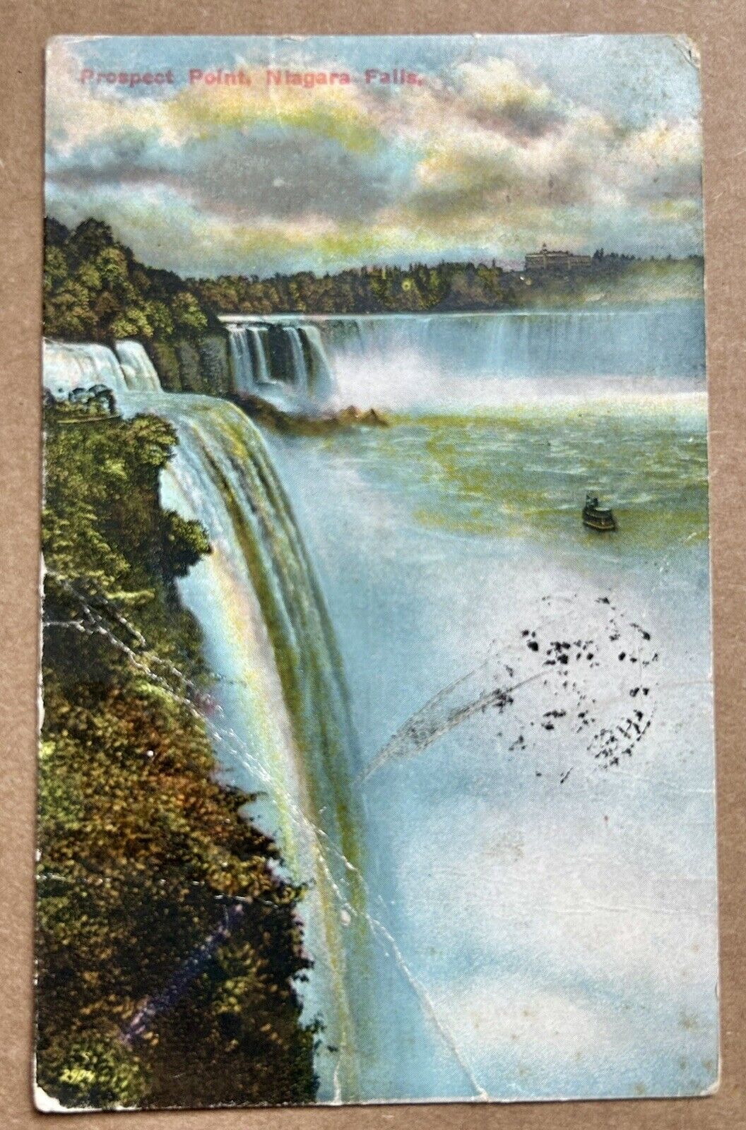 Prospect Point Niagara Falls Vintage Postcard. 1916