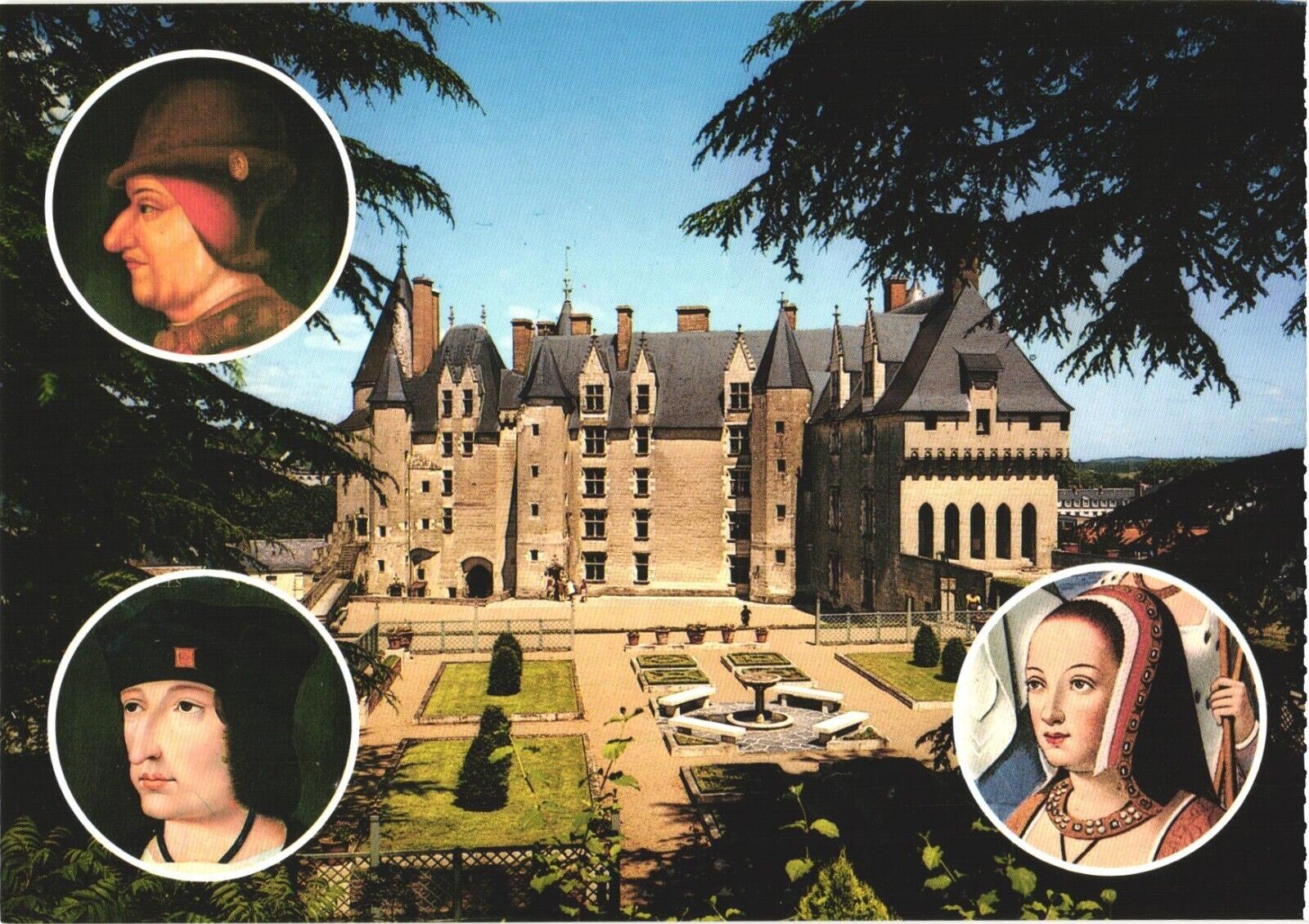 France Château de Langeais The Marriage Of Charles VIII and Anne Postcard