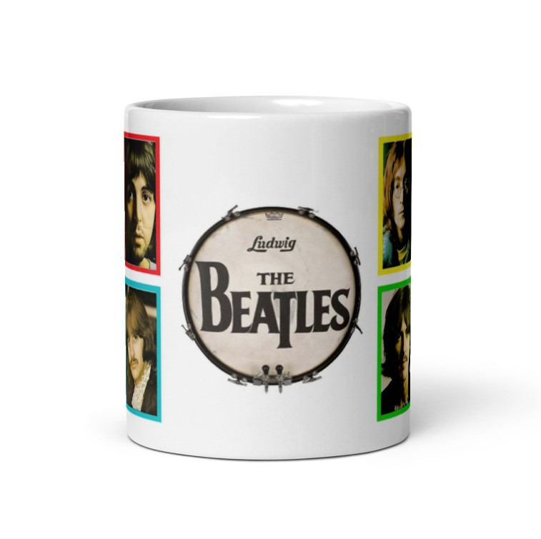 The Beatles Coffee Mug, The Beatles Cup, John Lennon Mug, Paul McCartney Mug