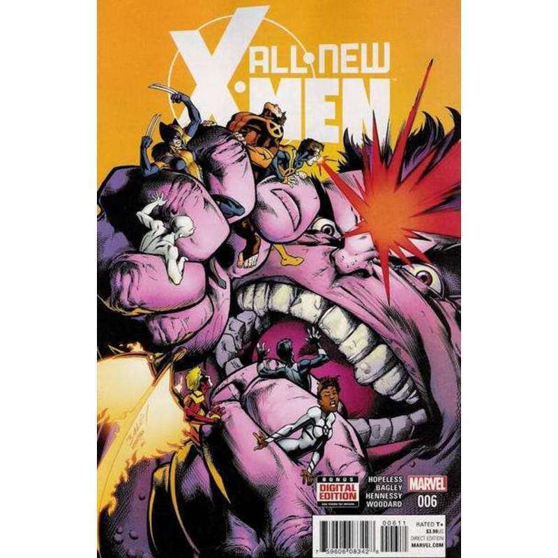 All-New X-Men (2016 series) #6 in Near Mint condition. Marvel comics [a;