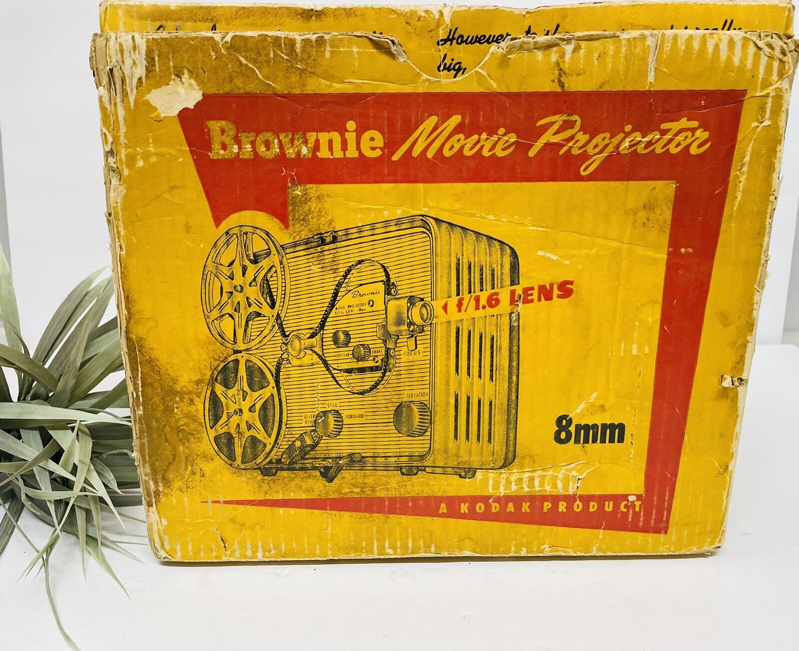 Vintage Movie Projector Kodak Brownie No. 188 8mm in Original Box SHIPPING INCL