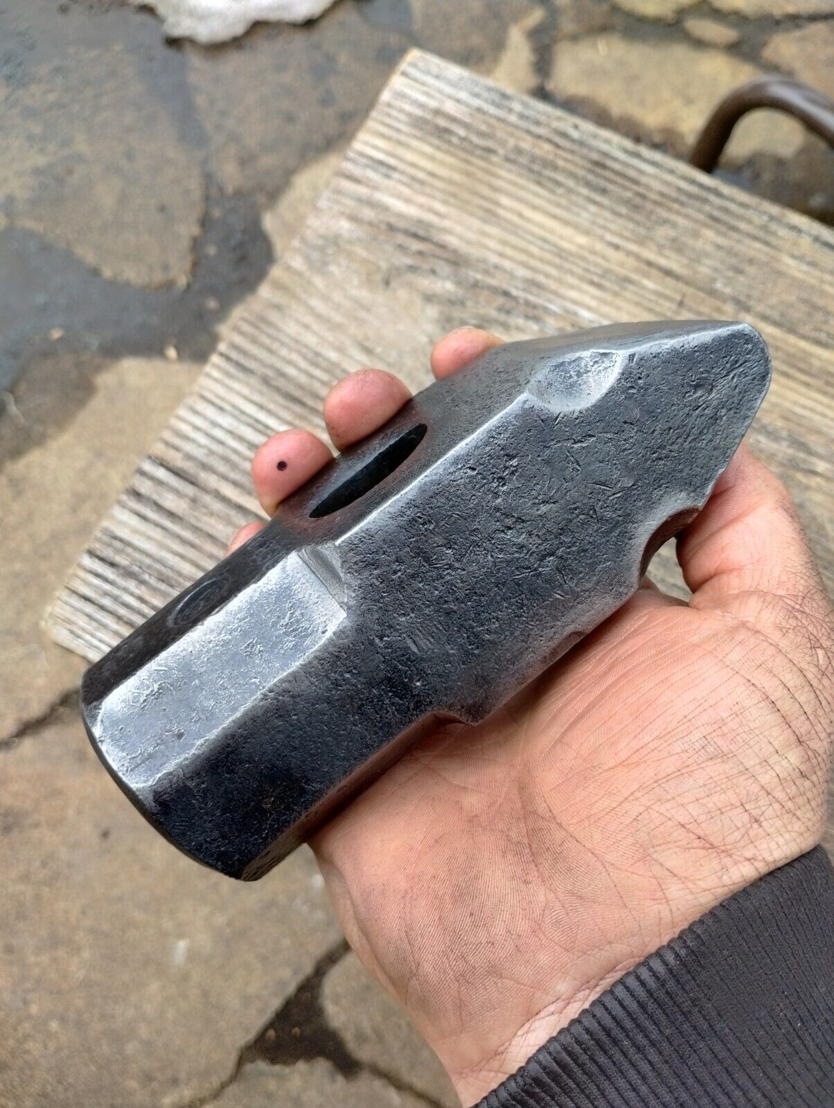 Vintage Atha No. 830 Cross Peen 6 lbs Sledgehammer Head Blacksmith USA