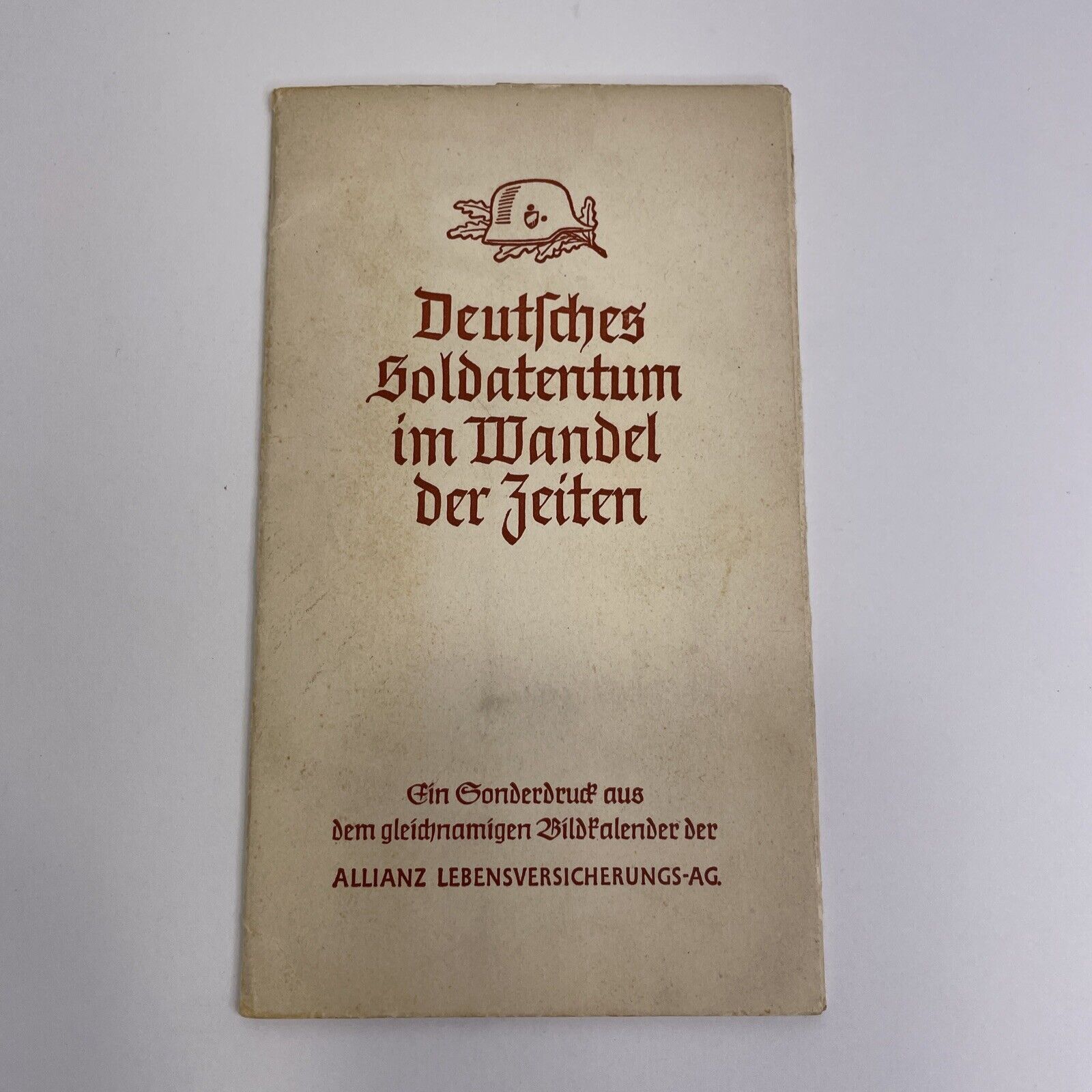 Vintage 1941 German Soldier Pocket Calendar (Incomplete) Deutsches Soldatentum