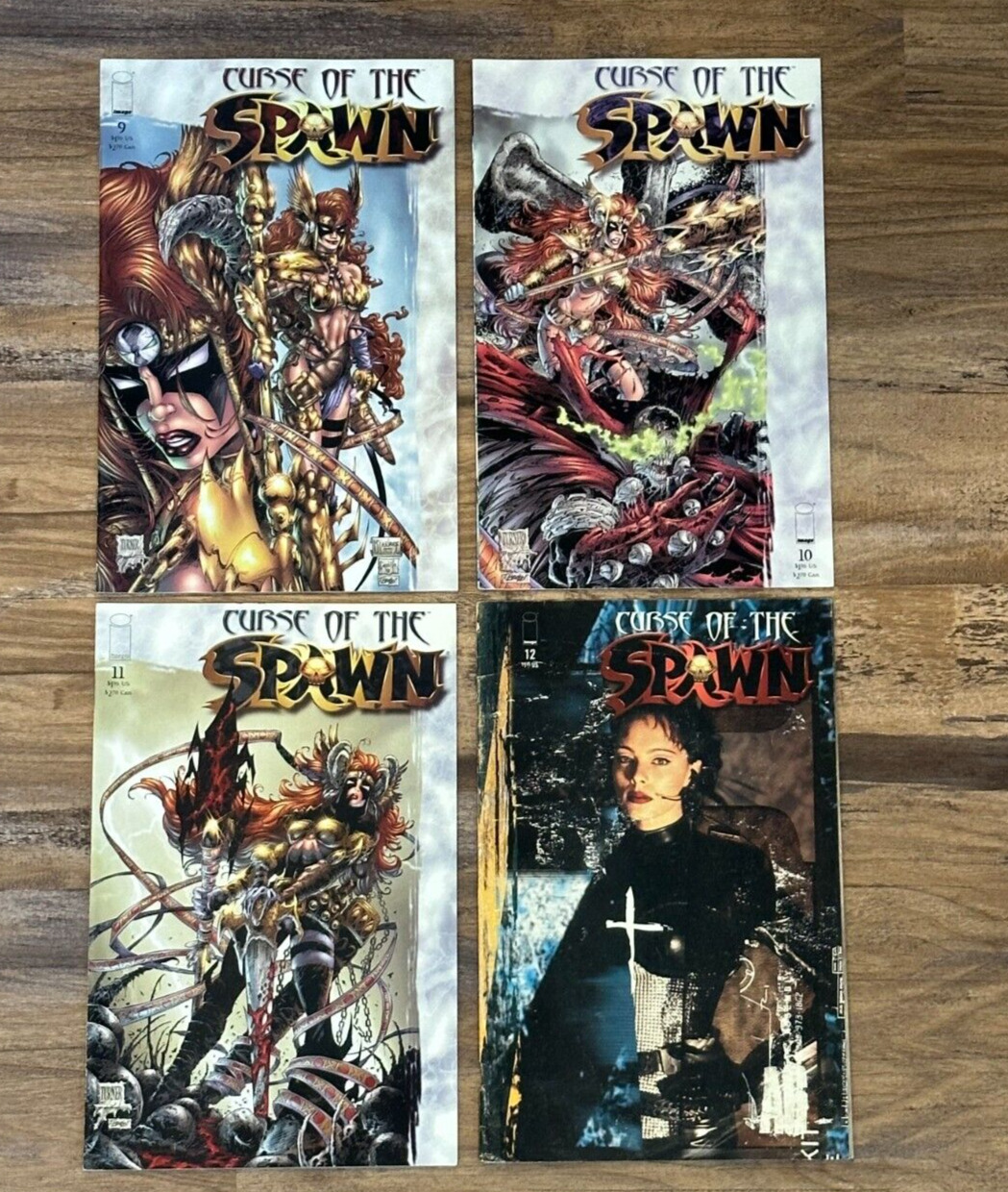 Curse of Spawn #9-#12 Comic Book Lot (Image Comic, 1997) Todd McFarlane Series