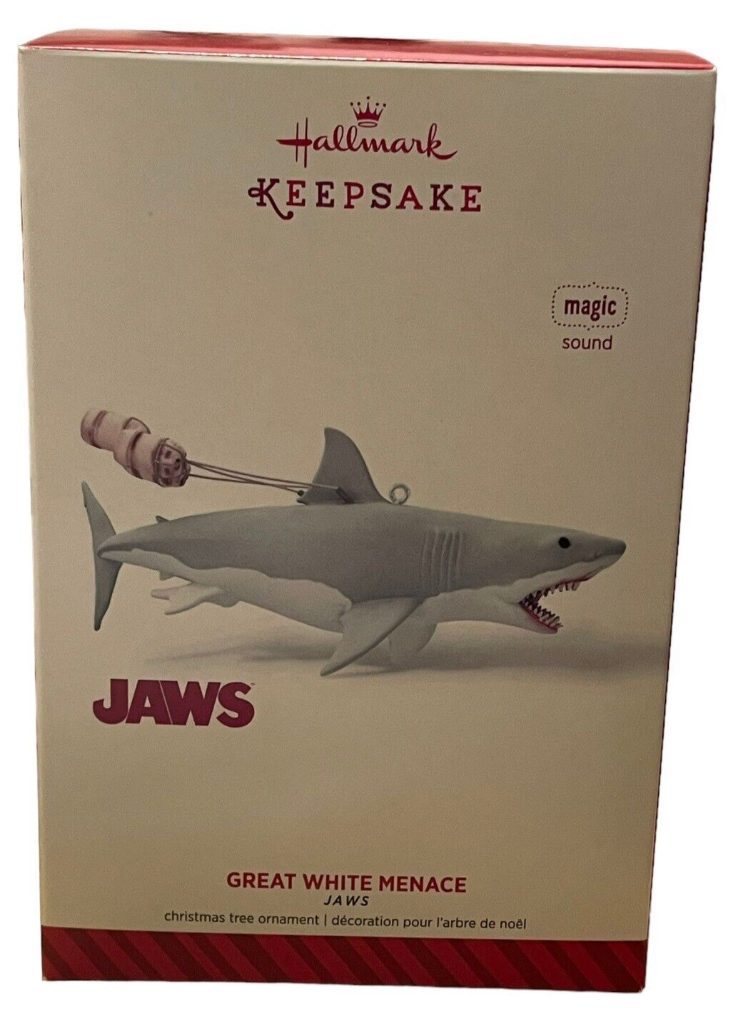 Hallmark Jaws Great White Menace Magic Sound New in Box 2014 Complete