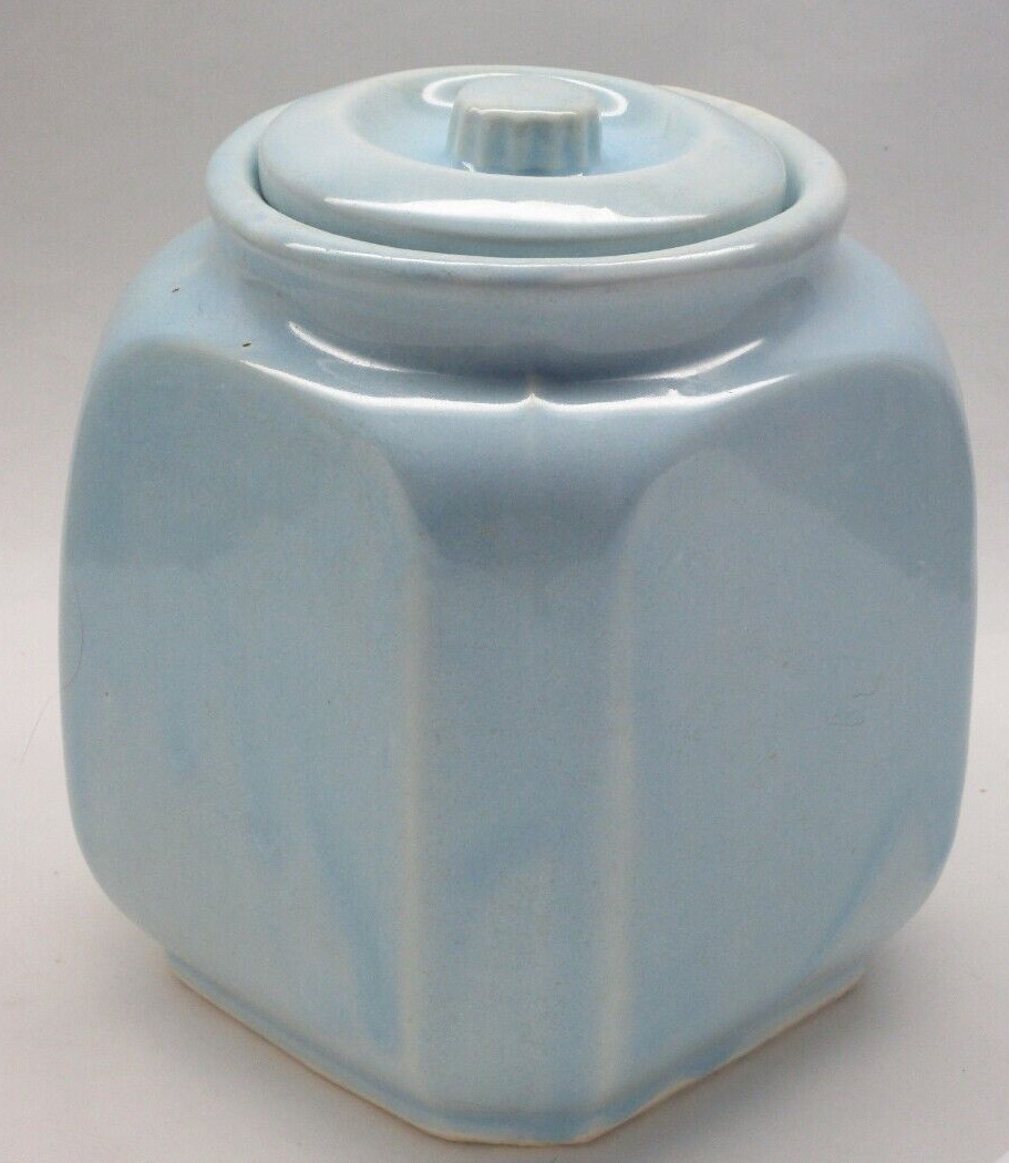 Vintage Shawnee Pottery Blue Cookie Jar USA