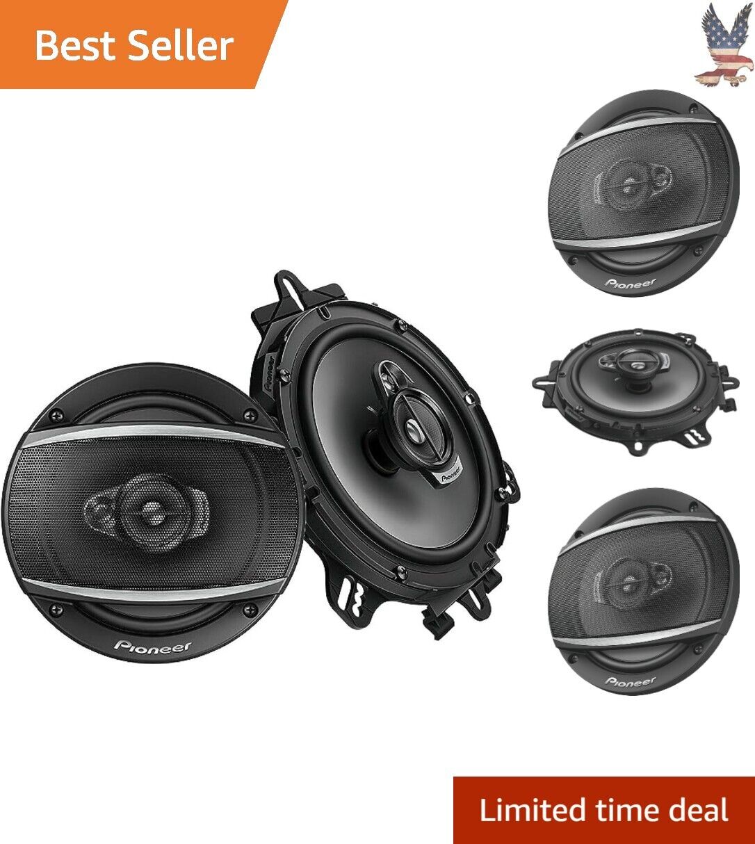 Car Audio Speakers 3-Way Coaxial 320 Watts Peak Power Noise Cancelling 6.5\