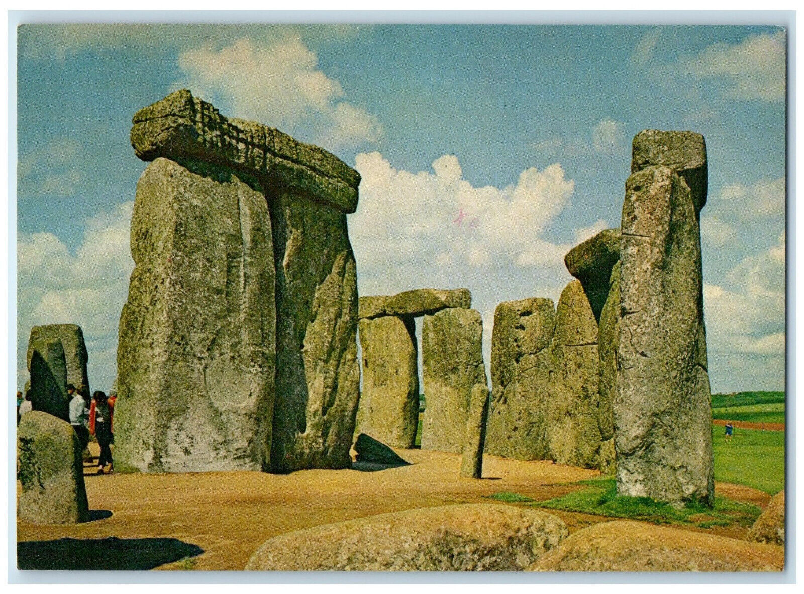 1980 Interior of Circle Looking North Stonehenge Wiltshire England Postcard