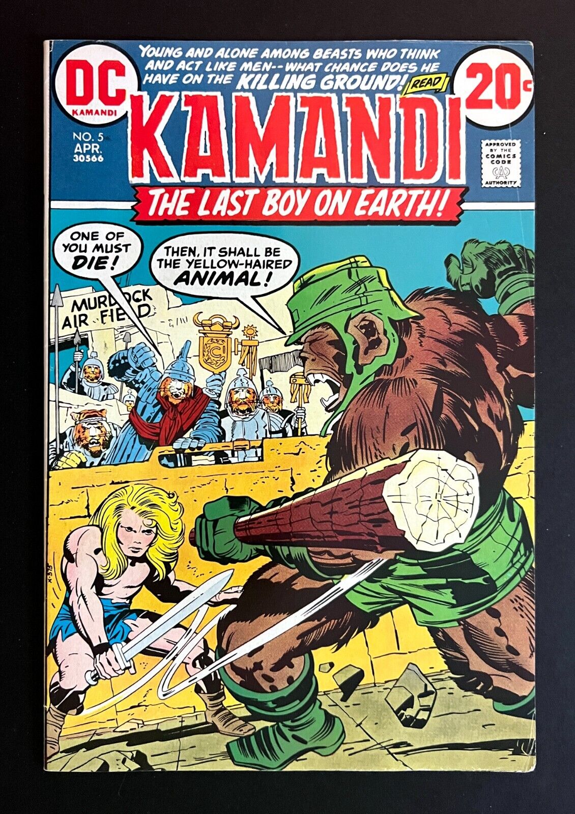 KAMANDI #5 Nice Copy By Jack Kirby DC Comics 1973