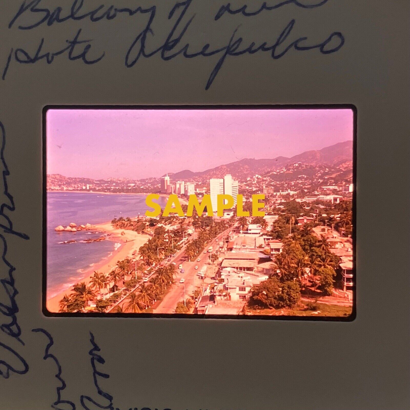 Vintage 35mm Slide - MEXICO City Acapulco 1970s