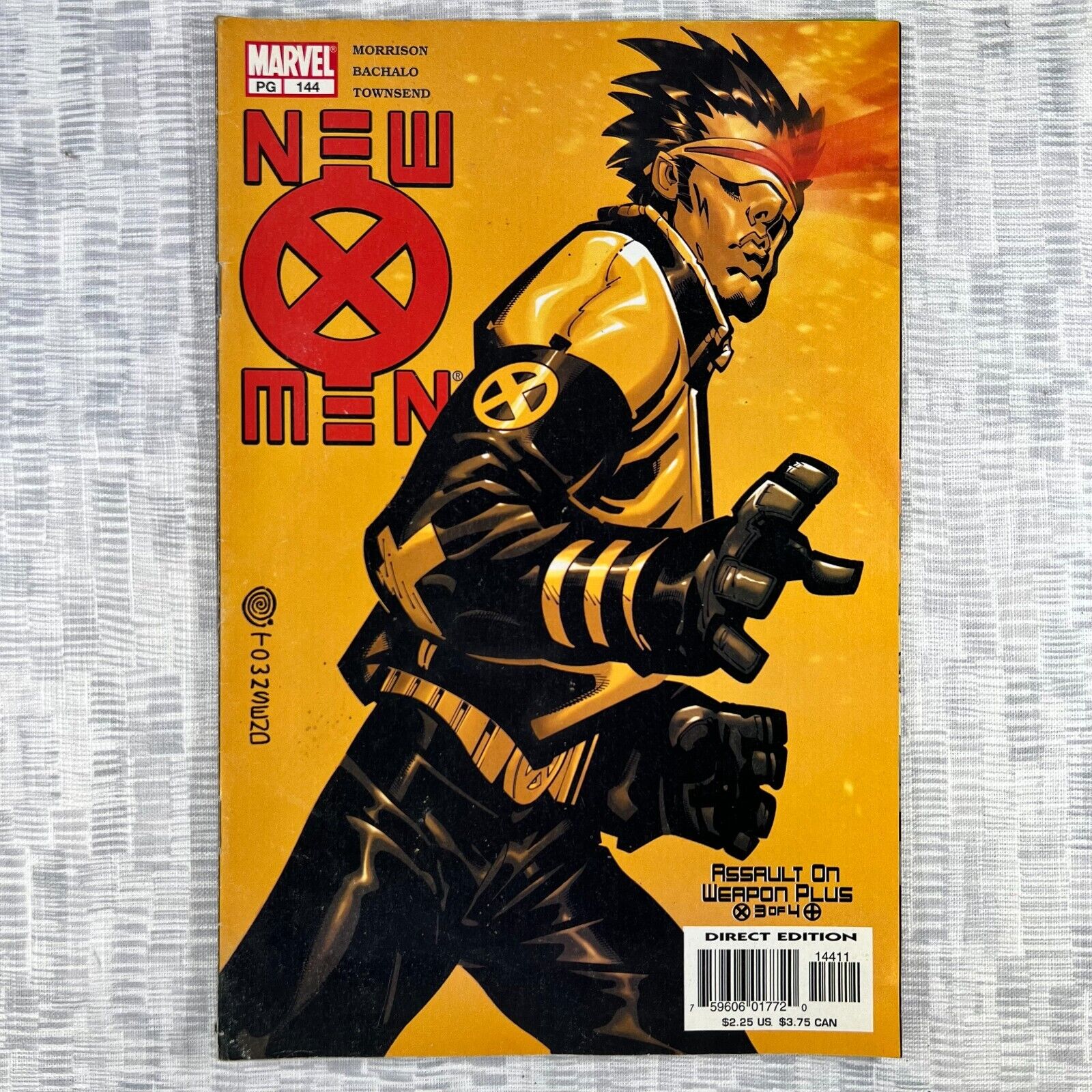 New X-Men #144  Marvel Comics 2003 Grant Morrison, 1st Weapon XV