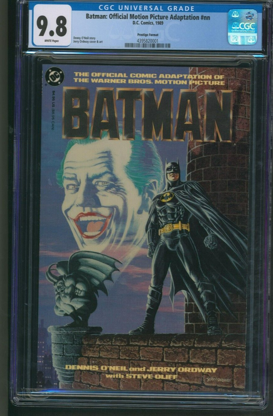 Batman: Official Motion Picture Adaptation CGC 9.8 Prestige DC Comics 1989