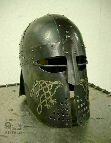 Medieval helmet Barbuda armor helmet antique Gladiator nasal steel helmet