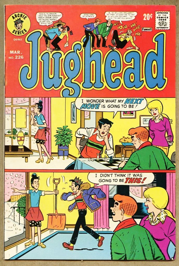 Archie's Pal Jughead #226-1974 fn+ 6.5 Dan DeCarlo cover w/ Betty 