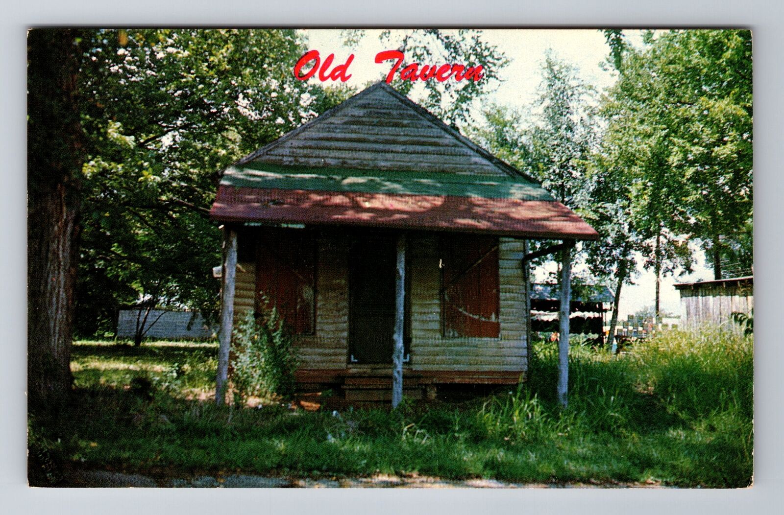 Mooresville AL- Alabama, Old Tavern, Antique, Vintage Souvenir Postcard
