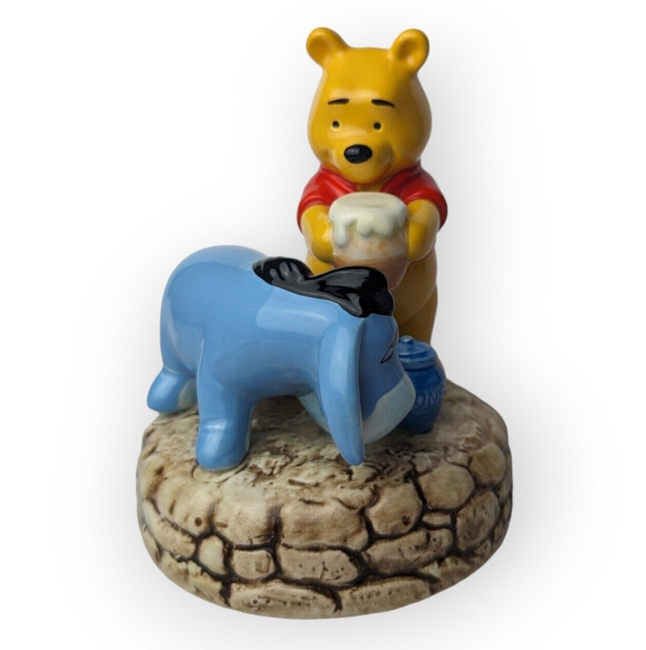 VTG Schmid x Disney Winnie The Pooh Eeyore Ceramic Figure With Music Box  Works