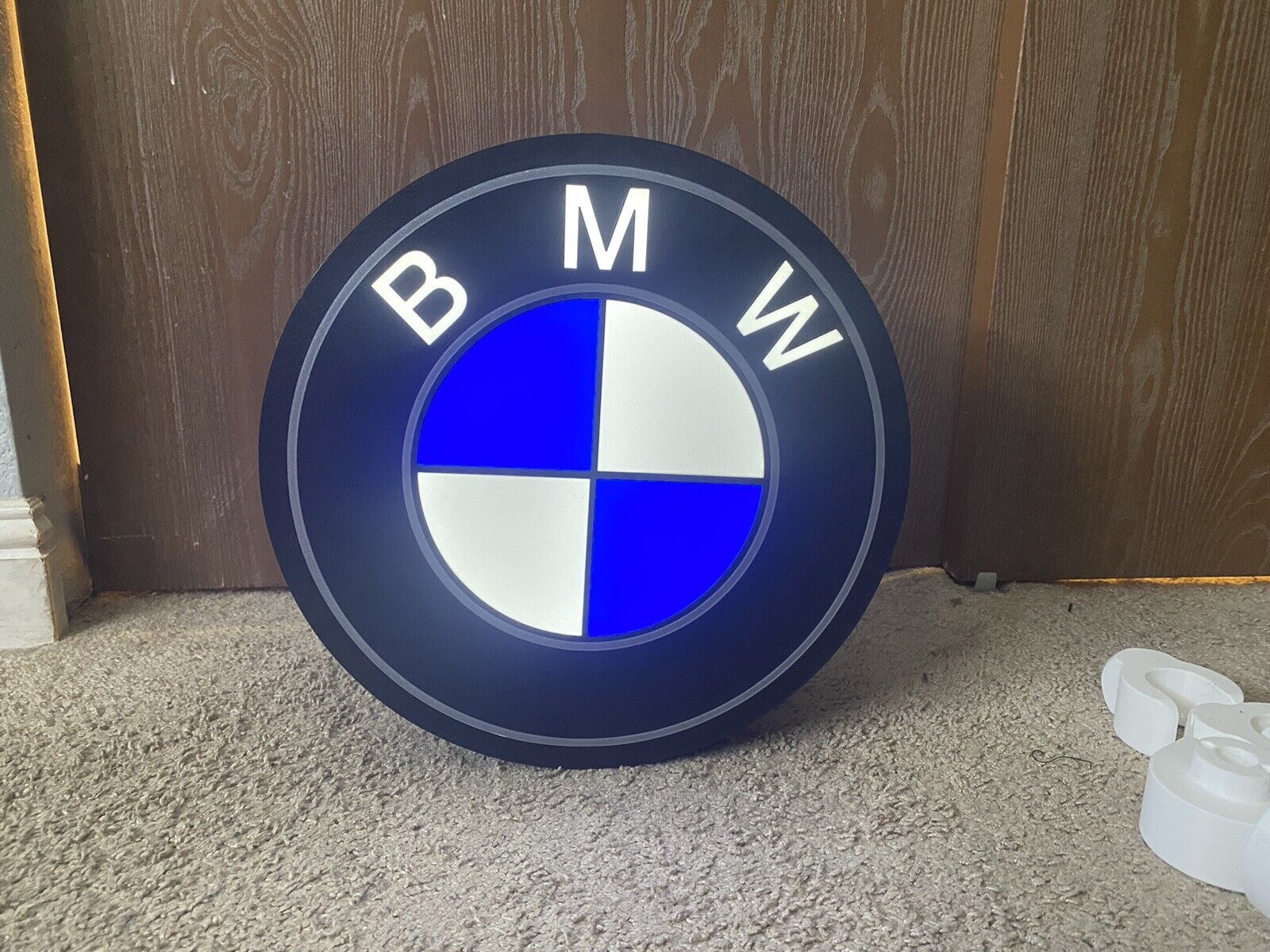 BMW Sports Car Motor  14” Light Up Sign