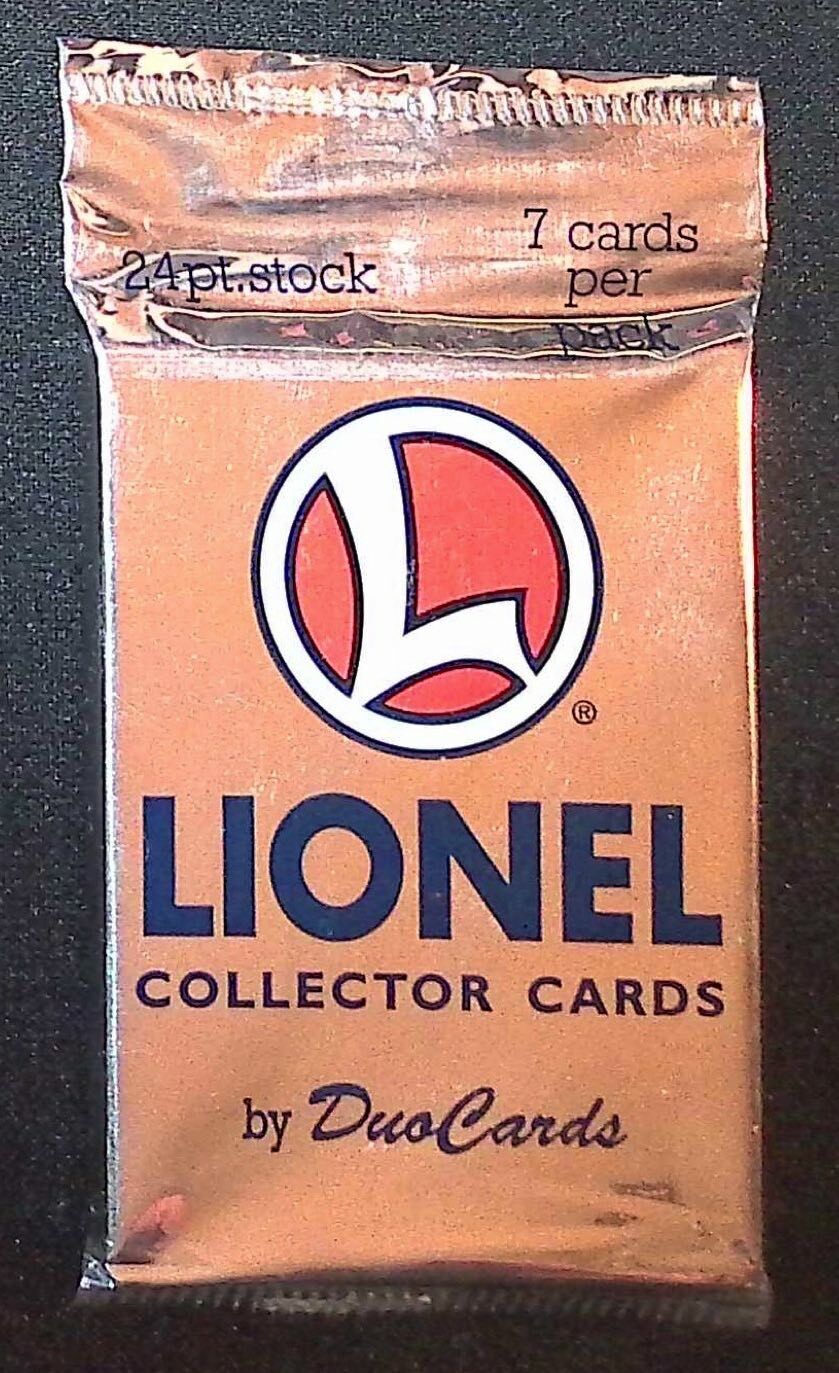 Duo\'s Lionel Legendary\'s Trains Sealed Cards Pack.