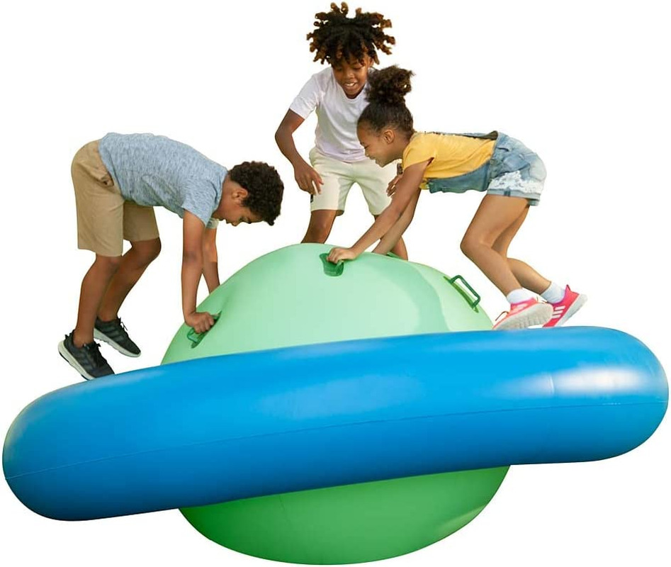 Rock with It – Giant 8-Foot Inflatable Dome Rocker Bouncer – Fun Outdoor Game fo