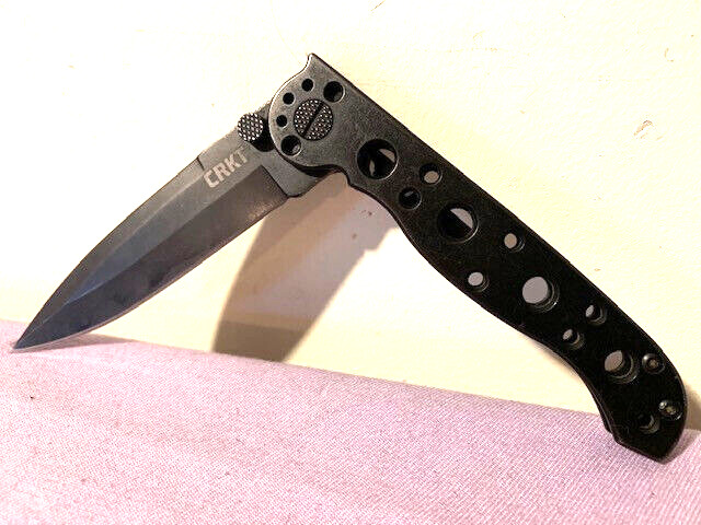 CRKT M16-01KS Back Flat Tanto Blade Frame Lock Folding Pocket Knife -- Good Cond