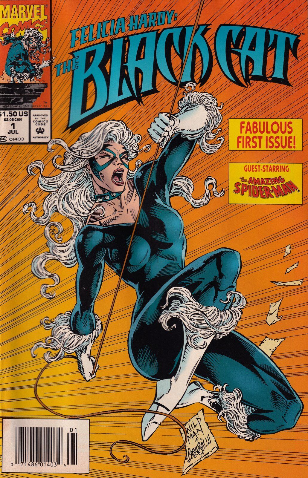 Felicia Hardy: The Black Cat #1 Newsstand Cover (1994) Marvel