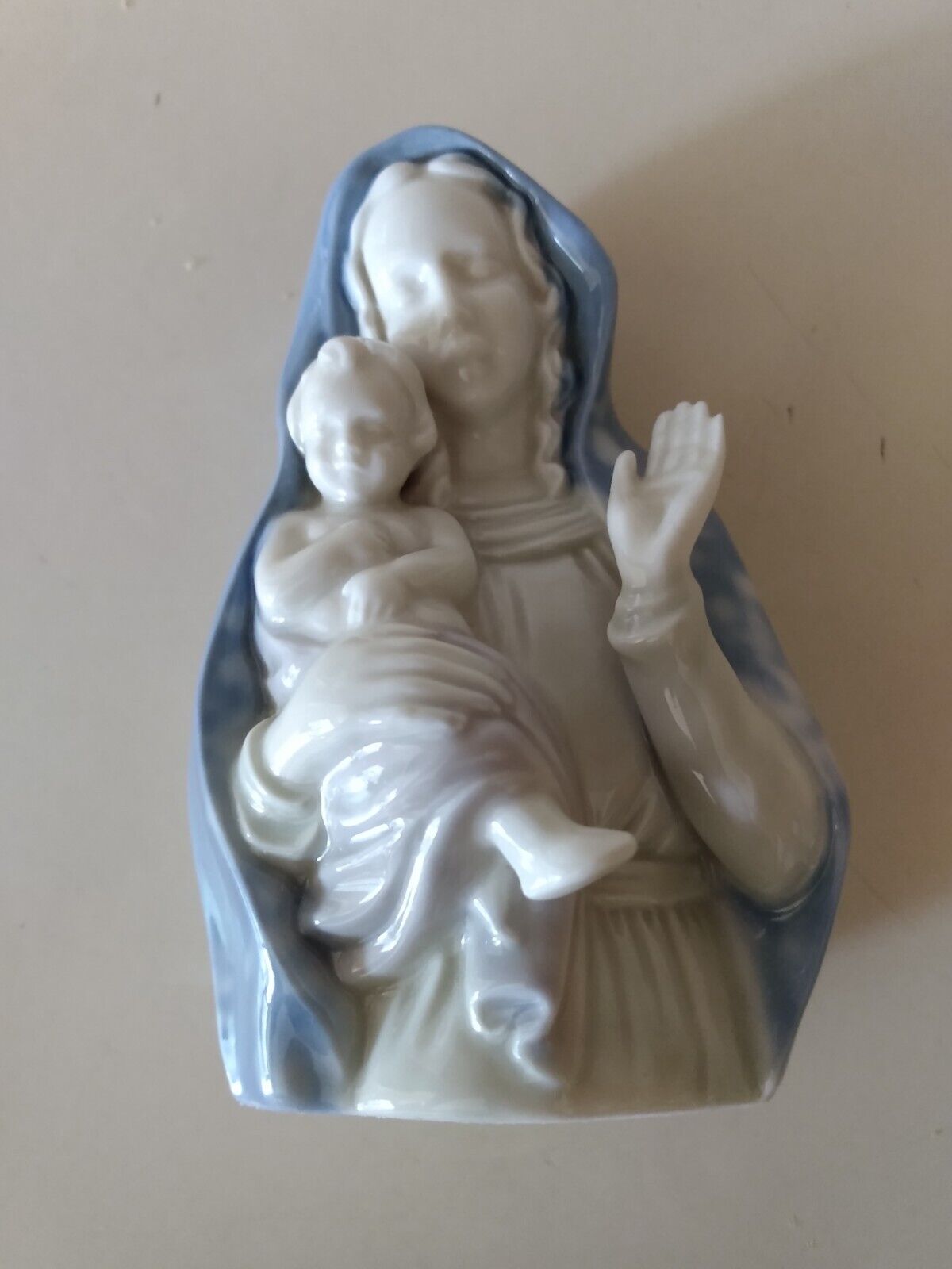Vintage ERPHILA Germany Blessed Mother Mary & Jesus Baby Christianity Religious