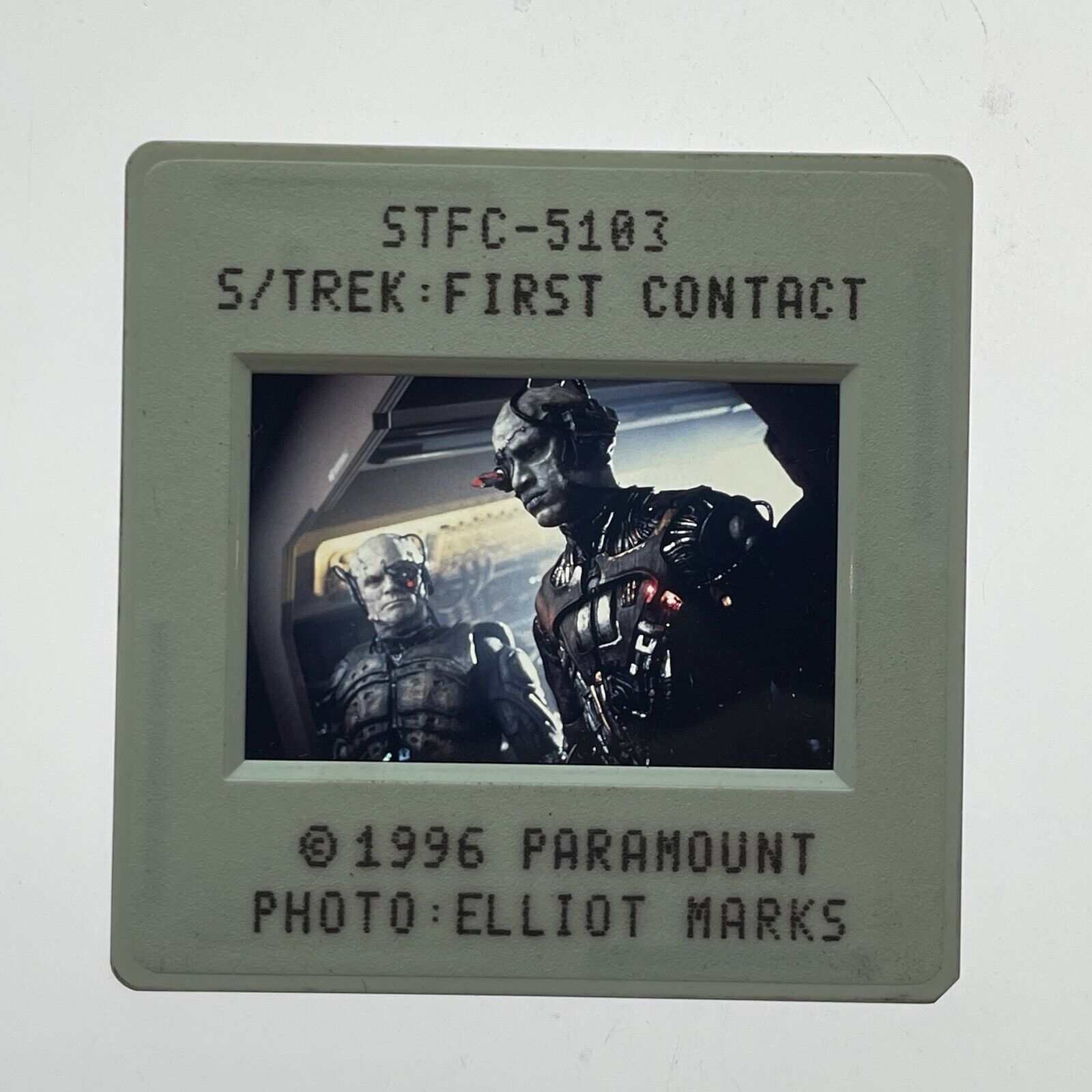 STAR TREK FIRST CONTACT Brent Spiner Sci Fiction Film S38707 SD16  35mm Slide