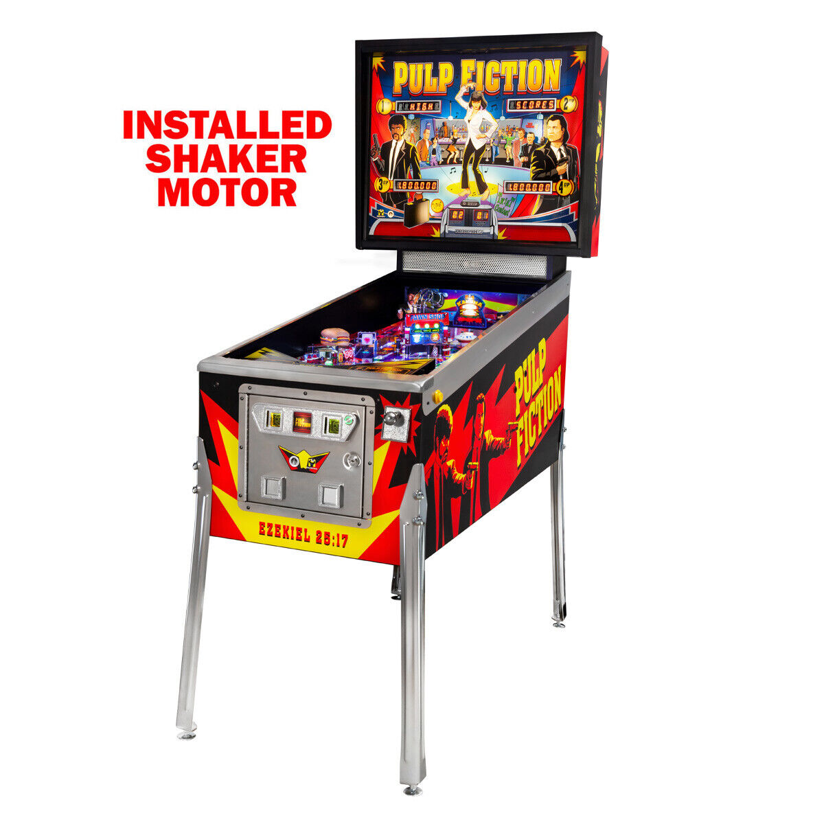 Chicago Gaming Pulp Fiction Pinball Machine - 21000-SE Special Edition - Shaker