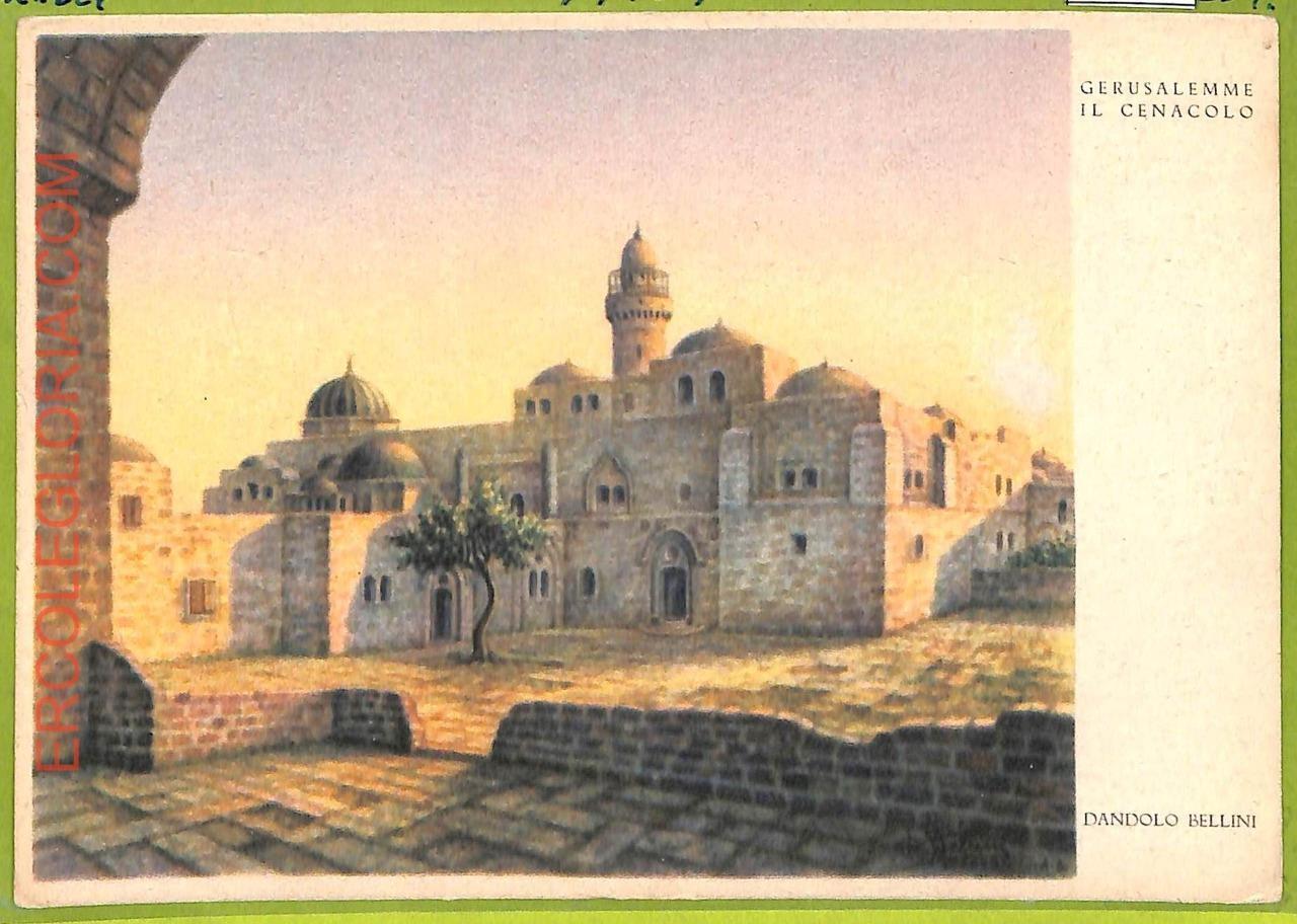 af3195 - JUDAICA vintage postcard: ISRAEL - Jerusalem - 1940\'s, Dondolo Bellini