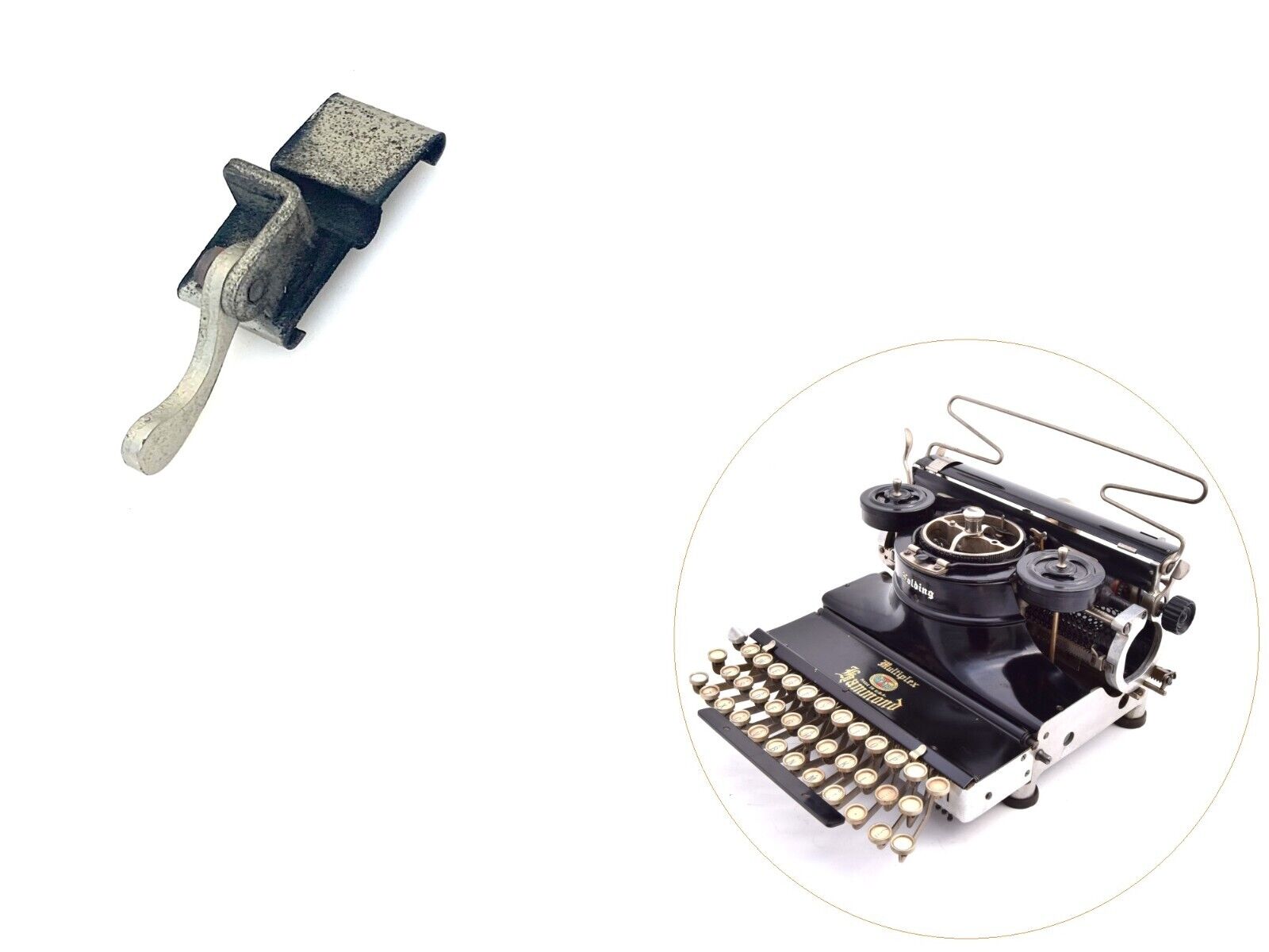 Bell Clapper for Hammond Folding Multiplex Typewriter Antique Part Vtg