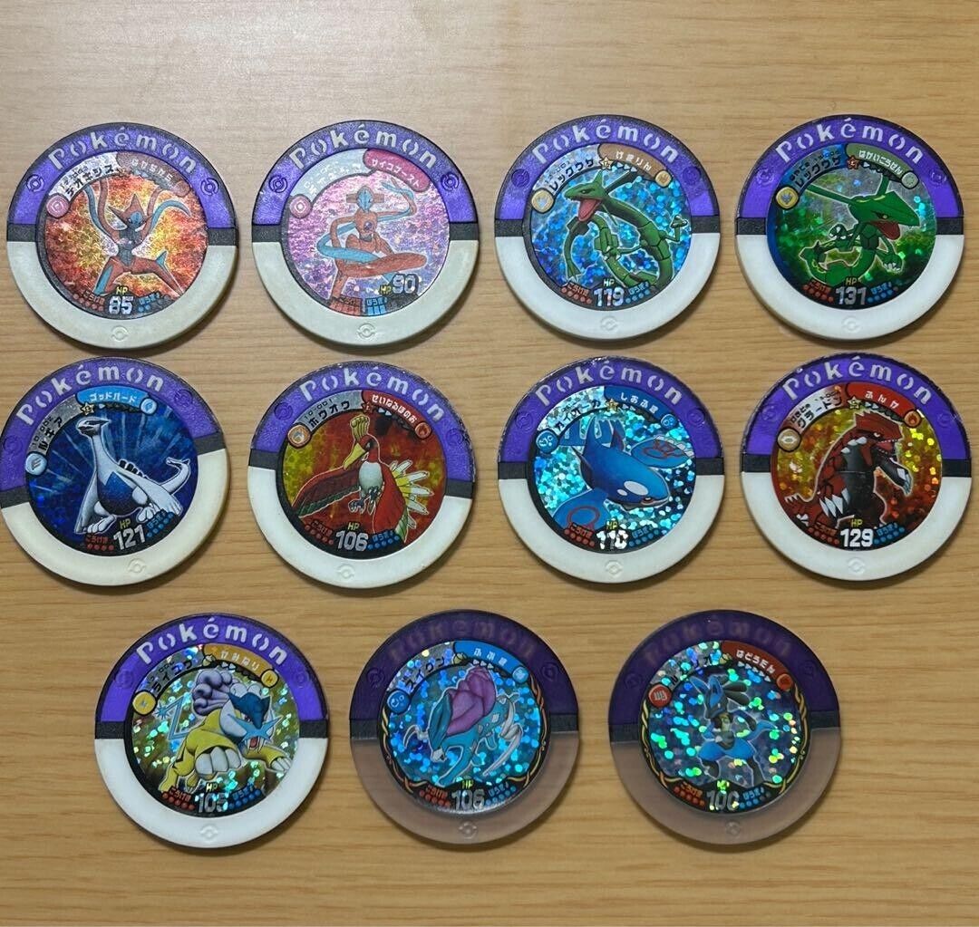 Pokemon Battrio Medal Coin Toy Lot Goods Takara Tomy 11 piece set