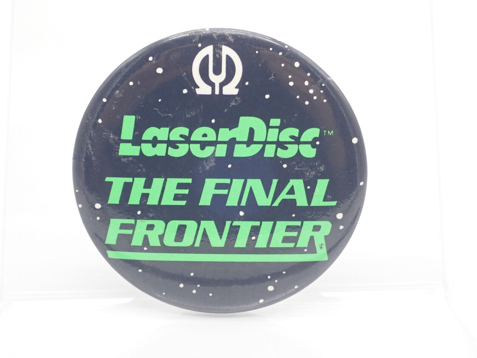 LaserDisc The Final Frontier Vintage Button