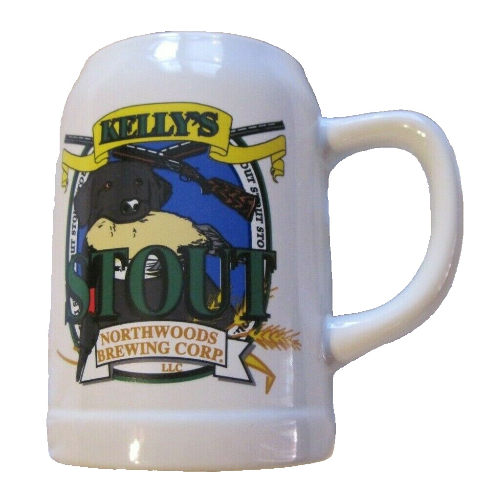 KELLY'S STOUT NORTHWOODS BREWING CORP Domex German Mug/Stein Hunting Dog RARE