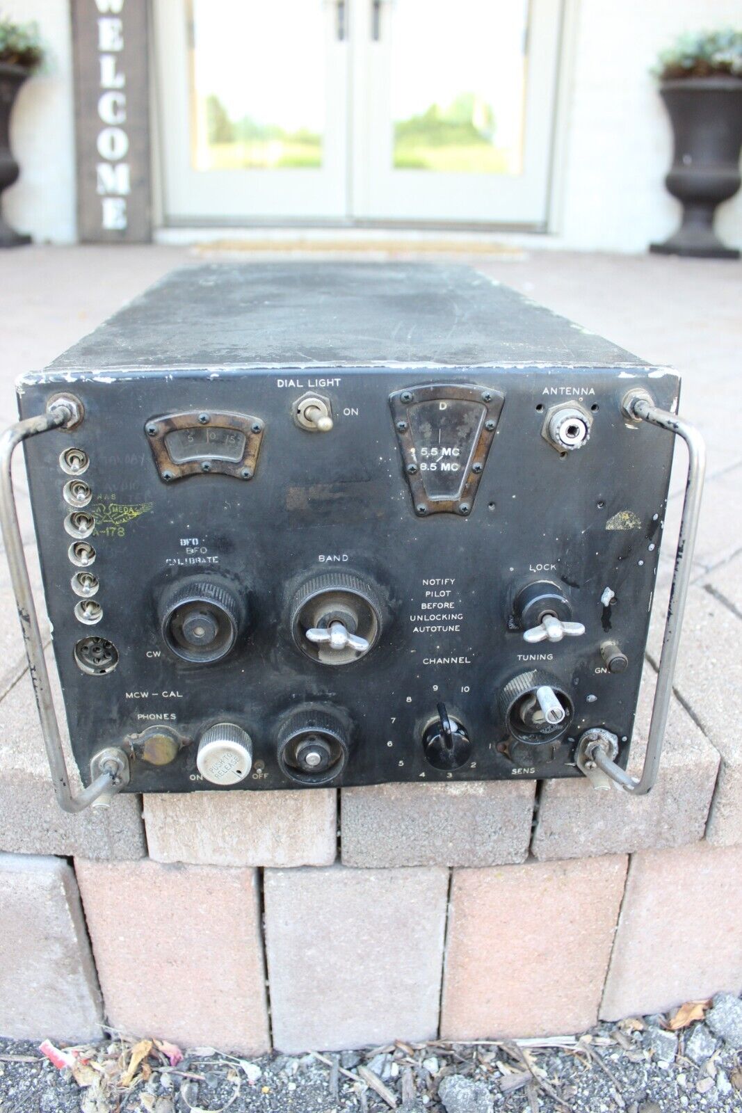 Vintage Collins R-105a ARR 15 radio receiver transmitter military HAM aircraft