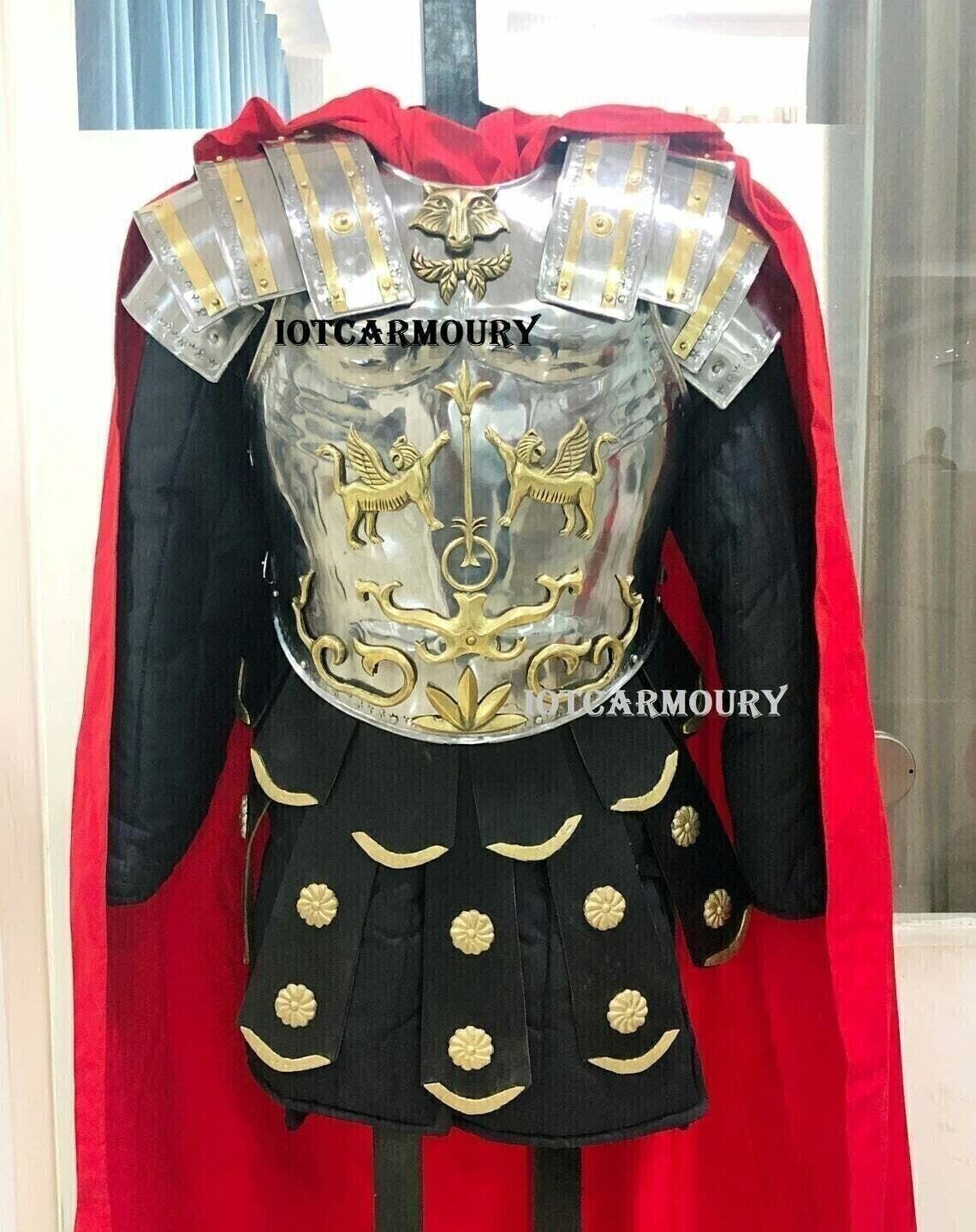 Greek Muscle Armor Muscular Hunting Ancient Roman Costume