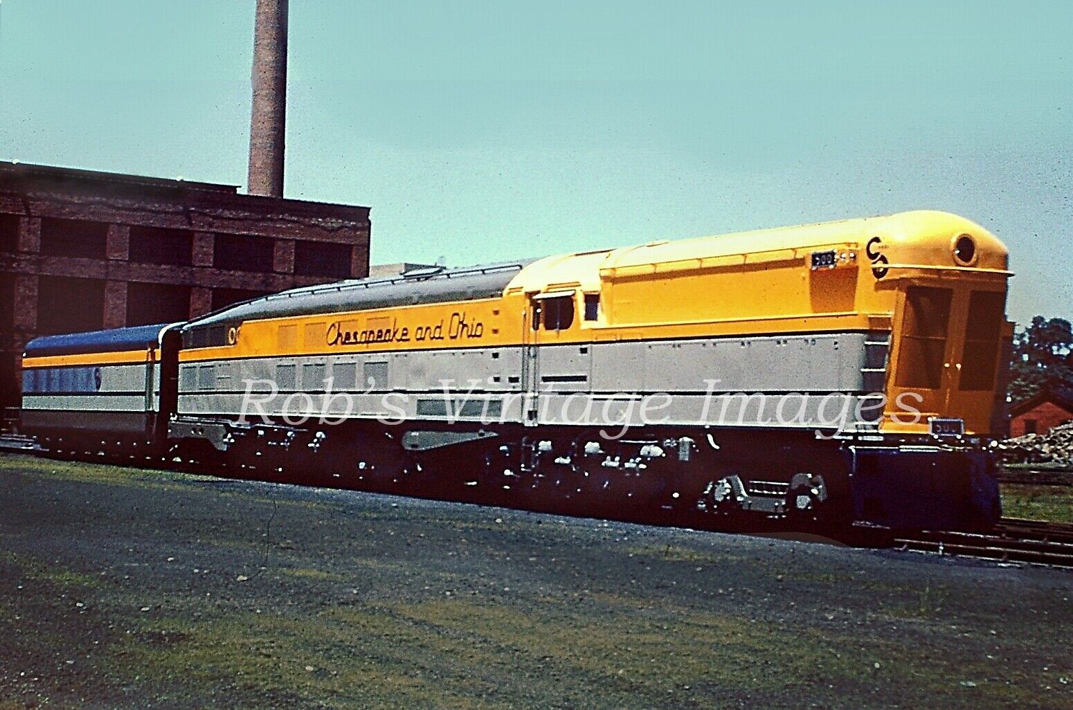 C & O Chesapeake & Ohio M-1 Steam Turbine Locomotive 500 Railroad train photo CL