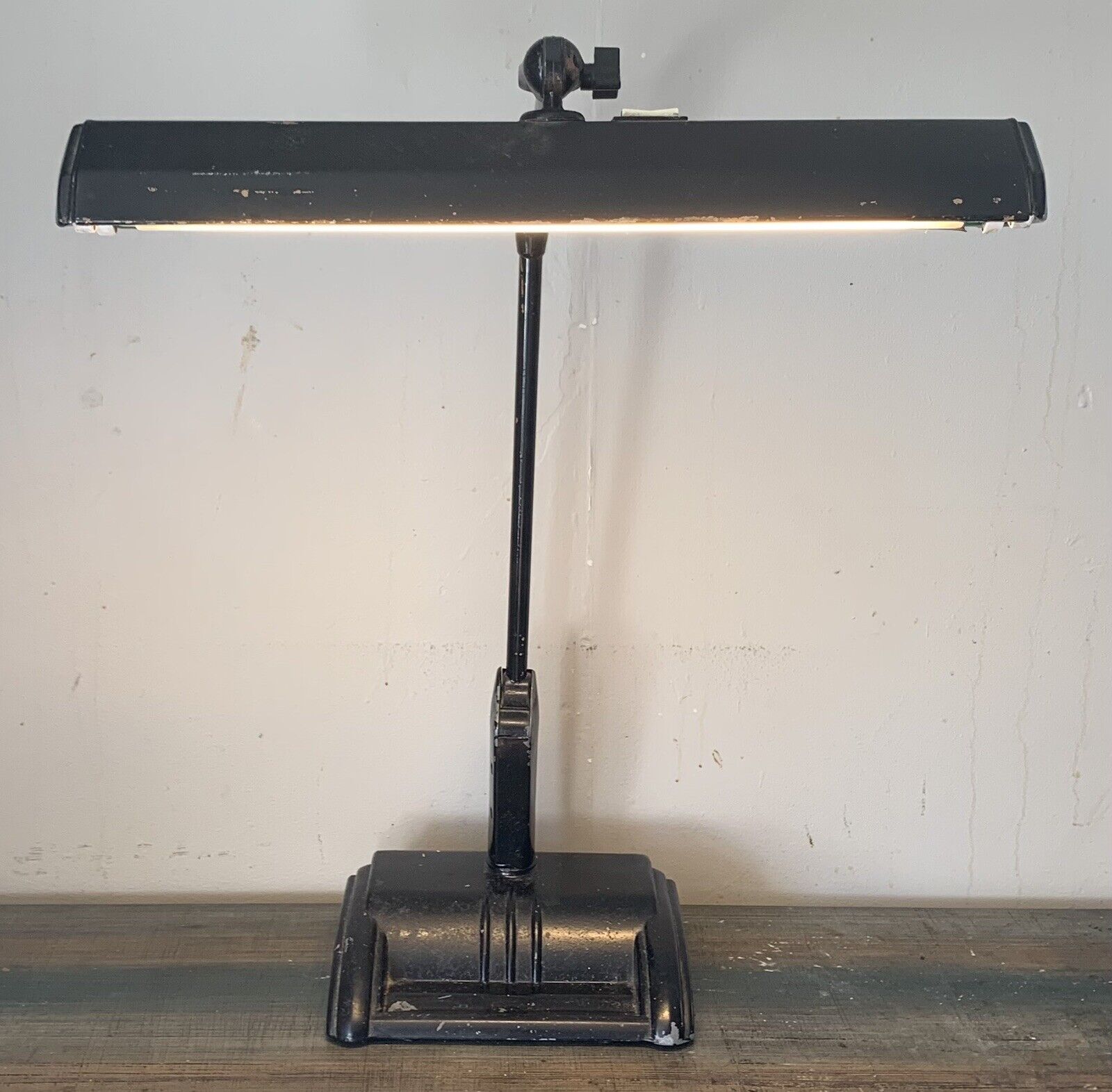 Vintage Art Deco Industrial Drafting Lamp  Rare  Works 