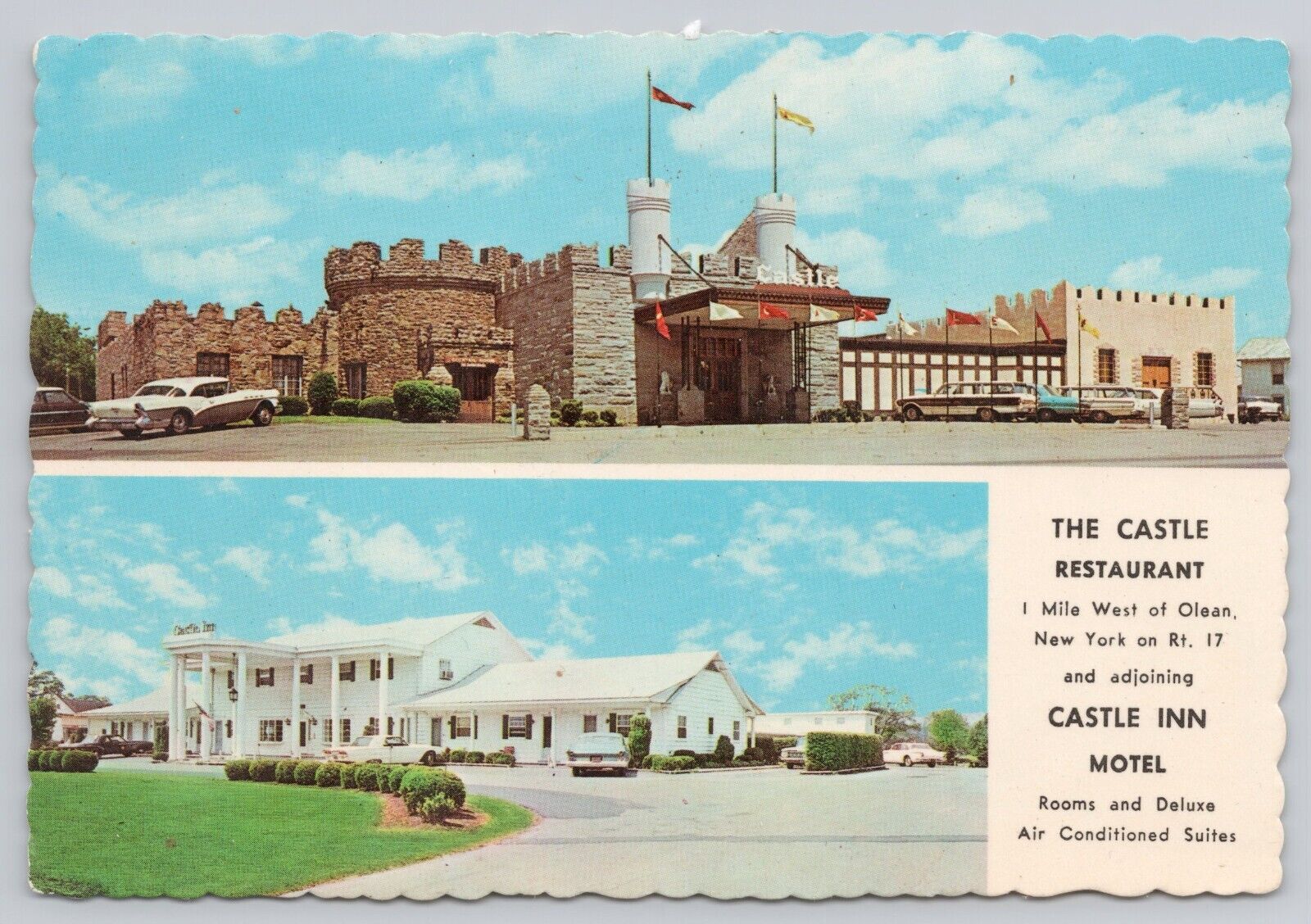 Post Card The Castle Restaurant/Castle Inn Motel *6