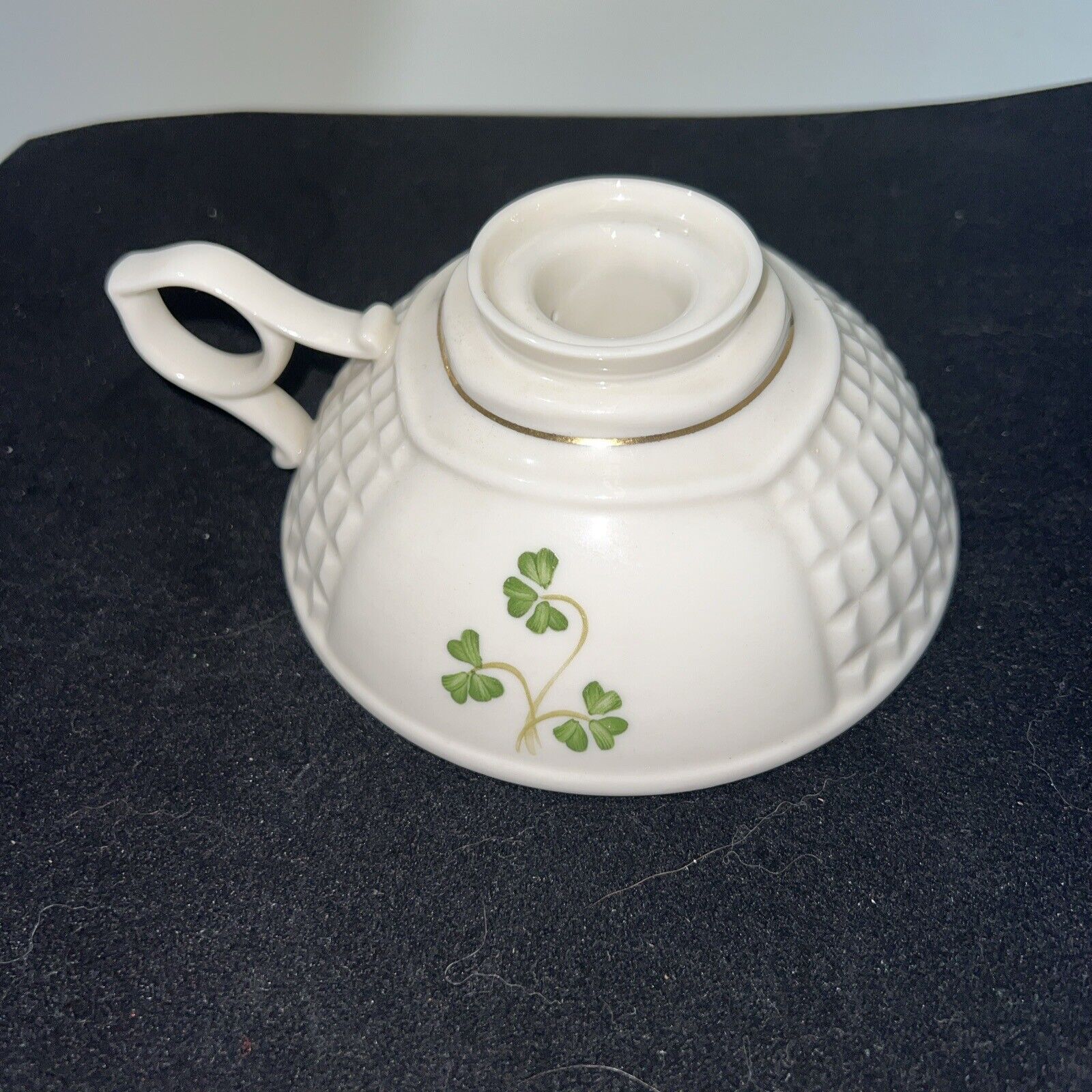 1998 Donegal Parian 10 Yr Anniv of Co. Shamrock Chamber Candlestick