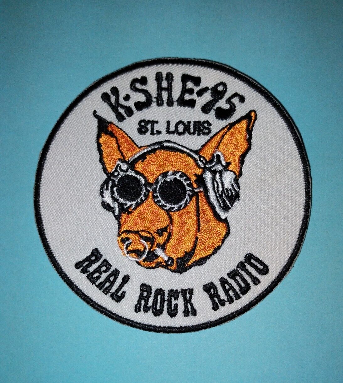 KSHE 95 Real Rock Radio PATCH - Embroidered Sew Iron k-she St. Louis