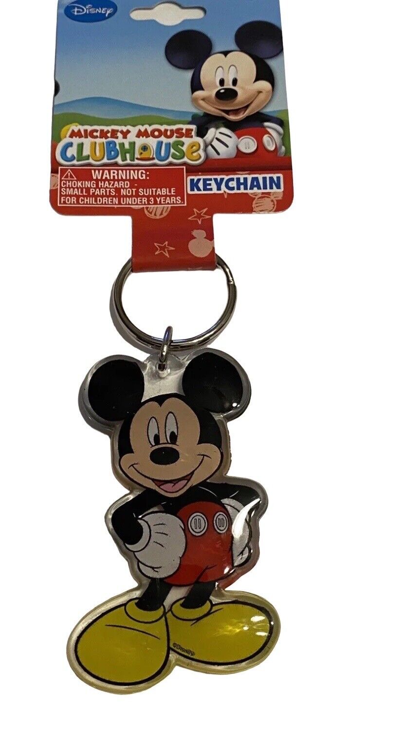 Disney Mickey Mouse Keychain- Lucite Shaped Key Chain(MK232)
