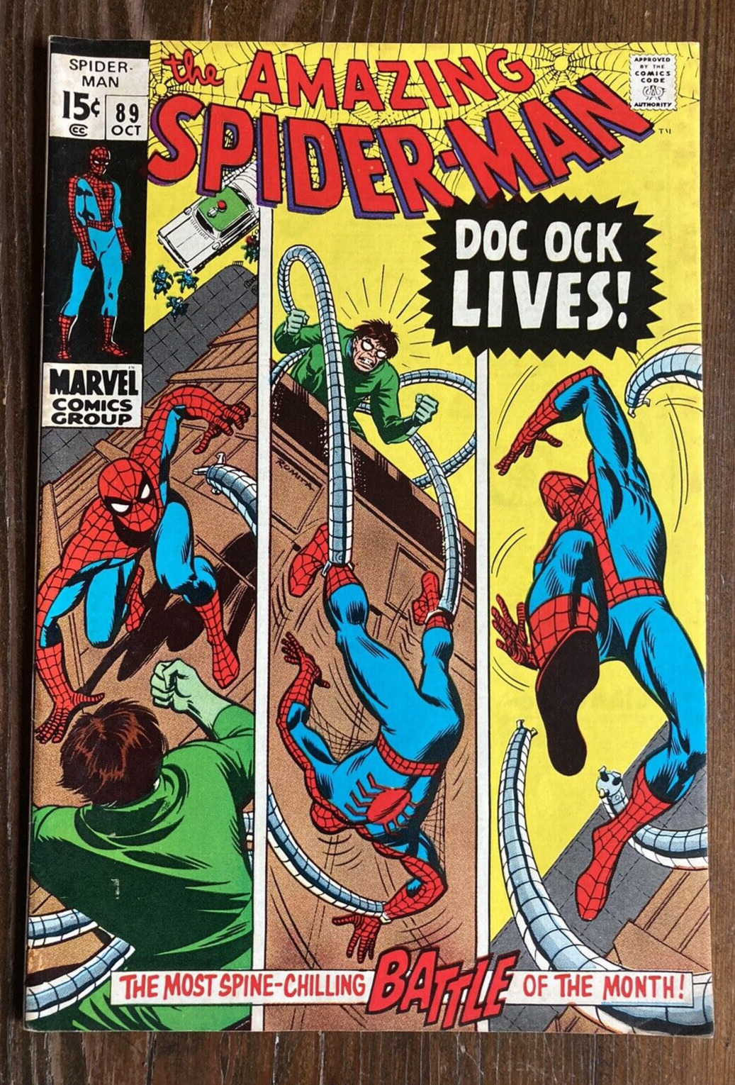 Amazing Spider-Man #89 (1970, Marvel) Doc Ock returns, Romita cover, Fine-Fine+