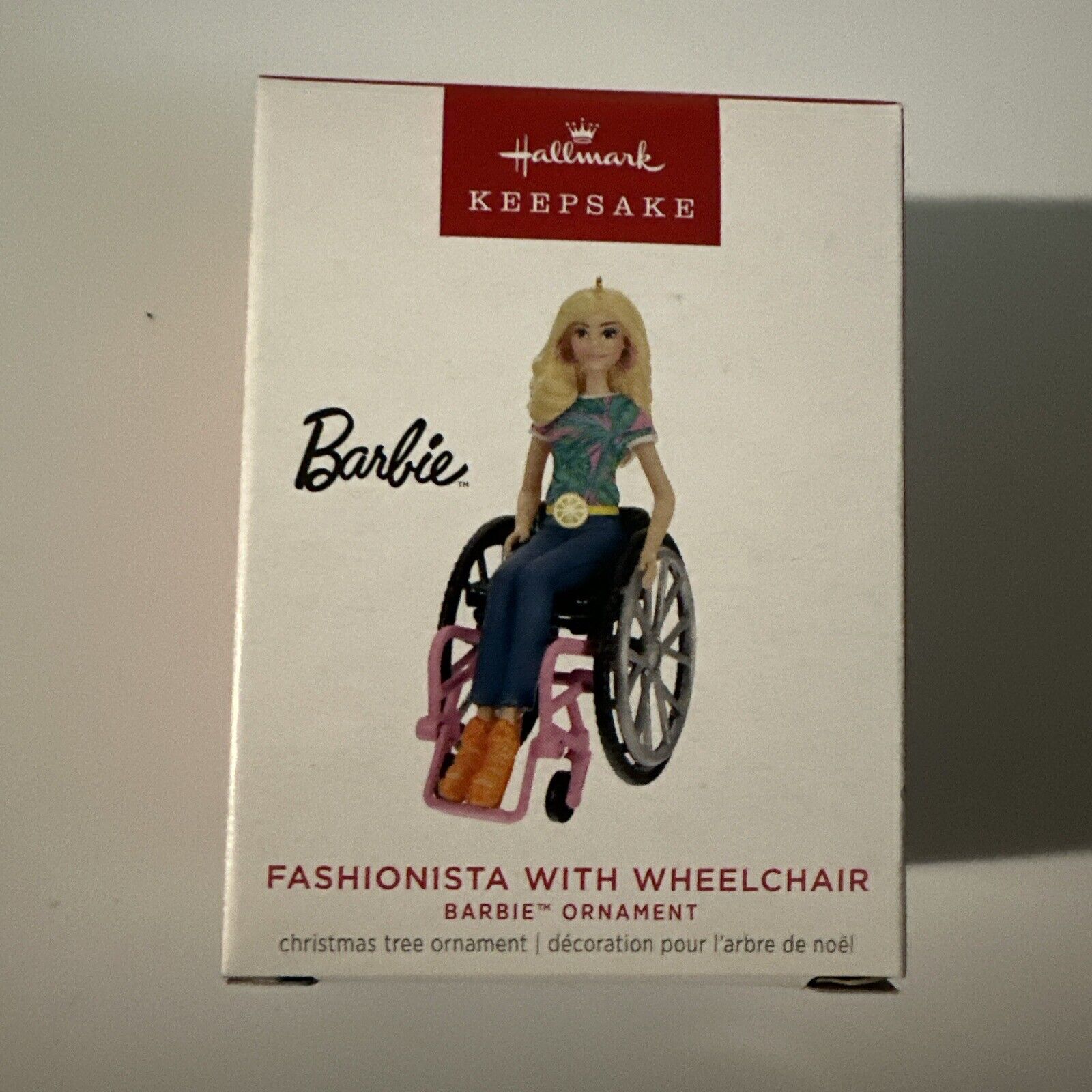 Hallmark Keepsake Ornament 2023 Barbie Fashionista With Wheelchair NIB